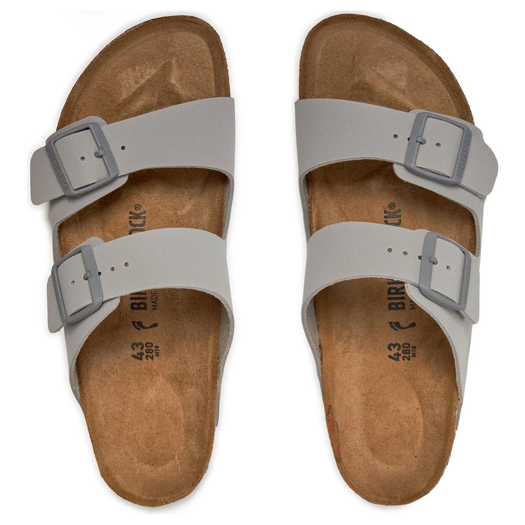 BIRKENSTOCK Šlepetės, Pilka, Arizona BF slippers 5