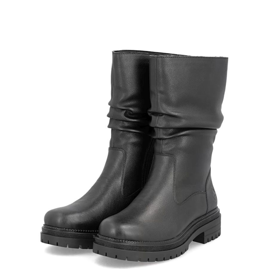 RIEKER Aulinukai moterims, Juoda, Booties 4