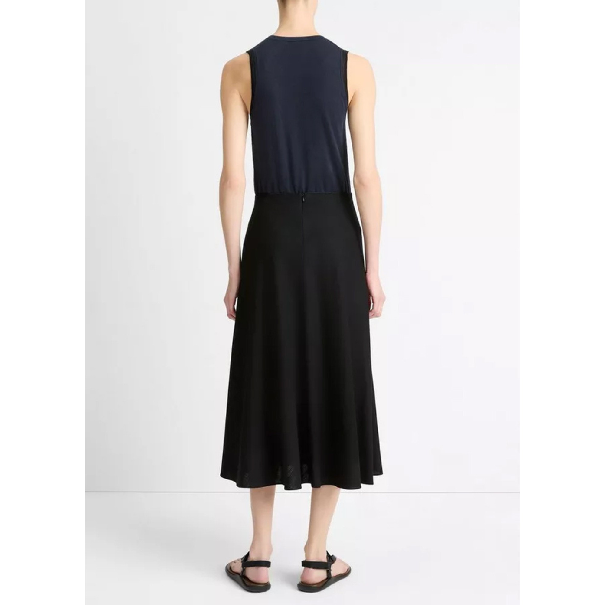 VINCE Midi sijonas moterims, Bias full skirt 3