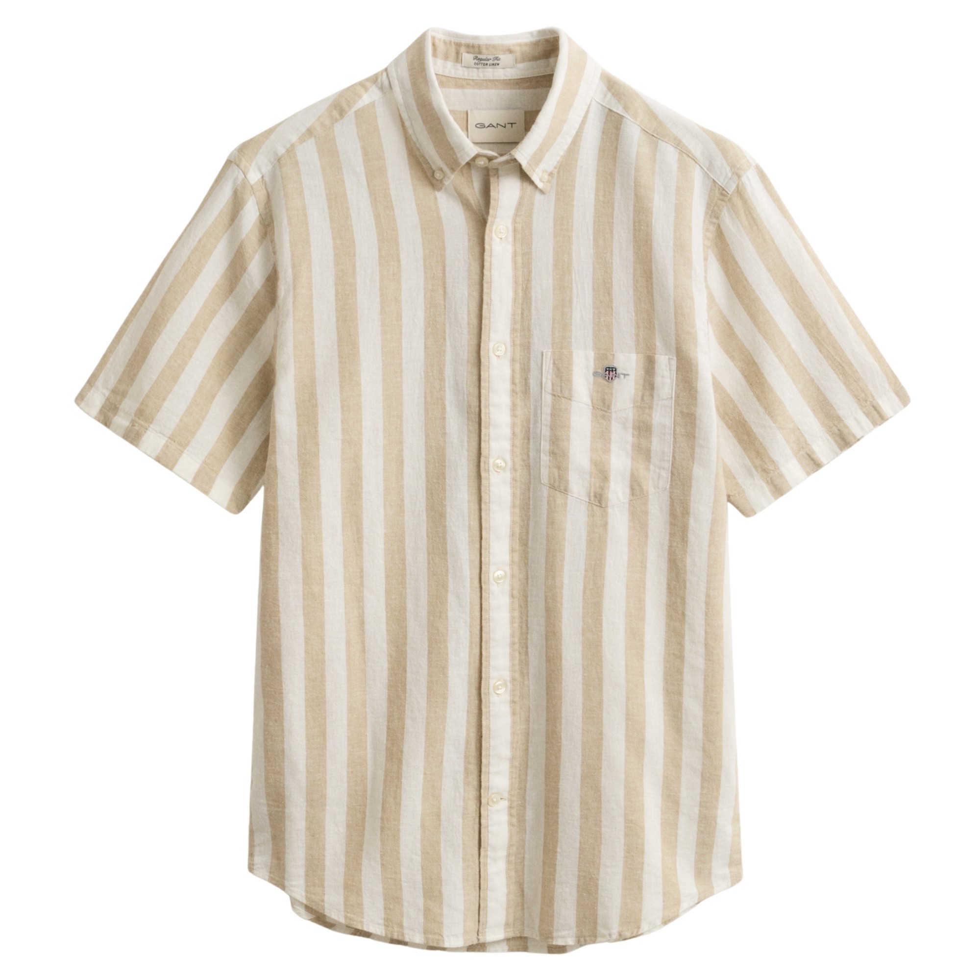 GANT Marškiniai ilgomis rankovėmis vyrams, Smėlio, 3260020-200 Shirts lon 1