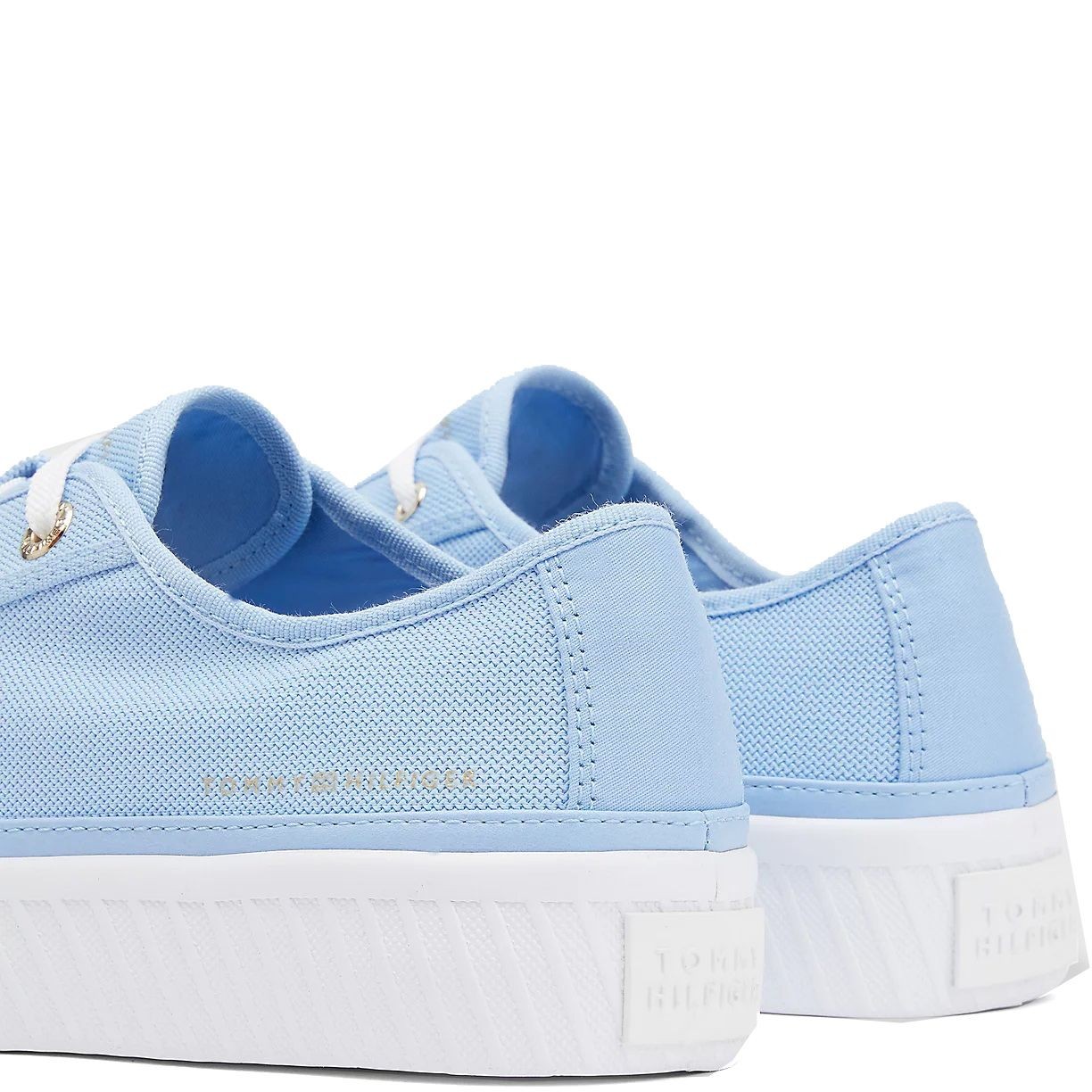 TOMMY HILFIGER Sportiniai bateliai moterims, Mėlyna, Platform vulcanized sneaker 7