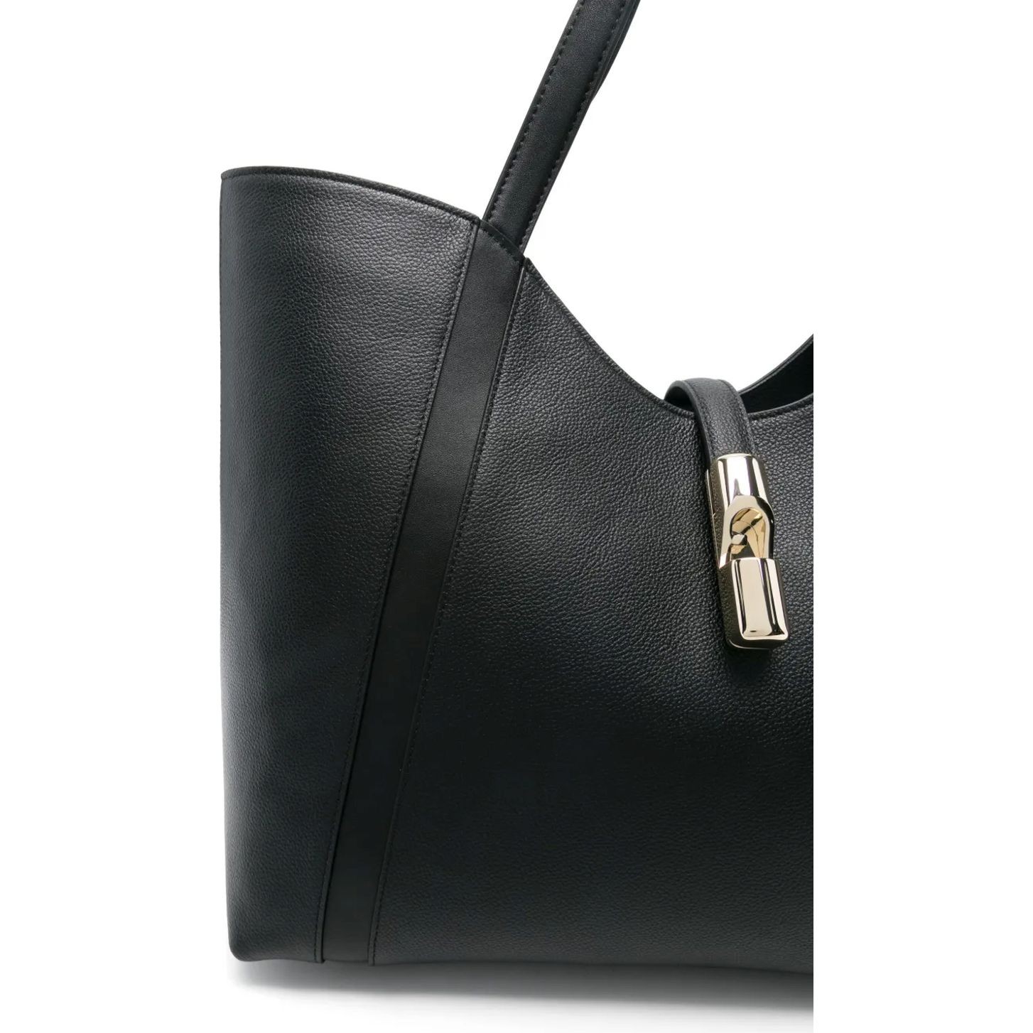 FURLA Pirkinių krepšys moterims, Juoda, Furla goccia xl hobo 3