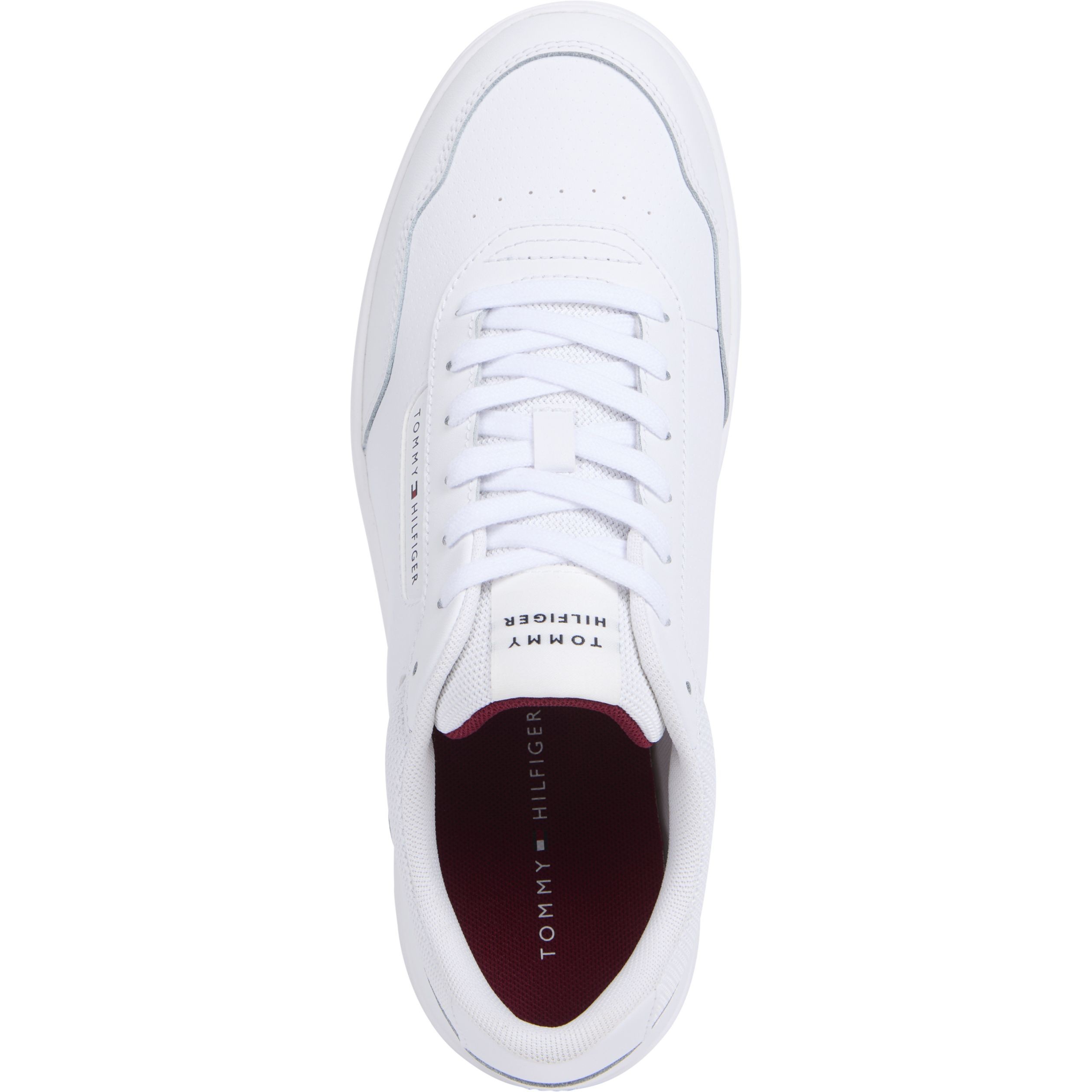 TOMMY HILFIGER Laisvalaikio bateliai vyrams, Balta, Basket core sneaker 3