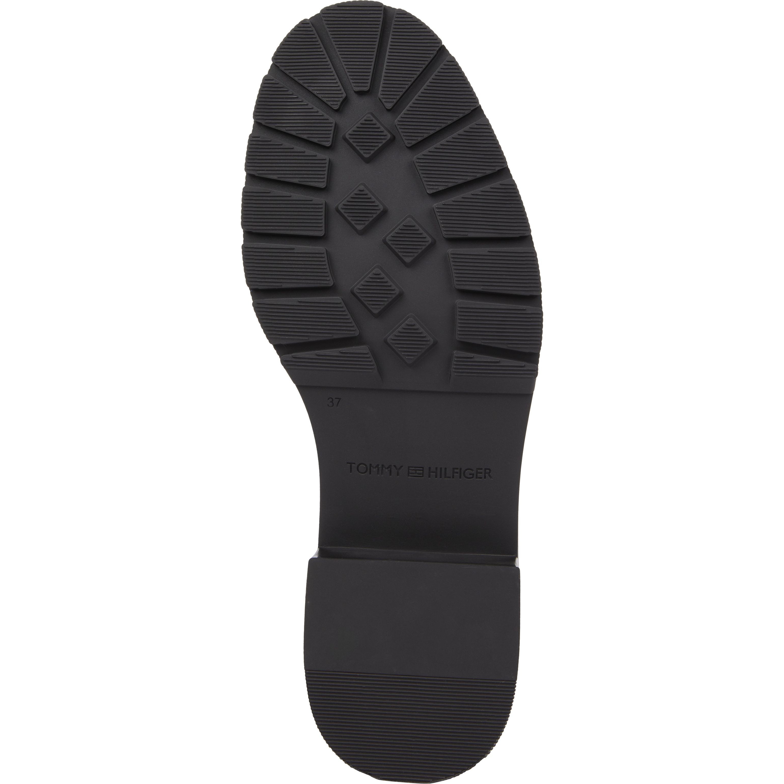 TOMMY HILFIGER Aulinukai moterims, Juoda, Monochromatic bikerboot 4