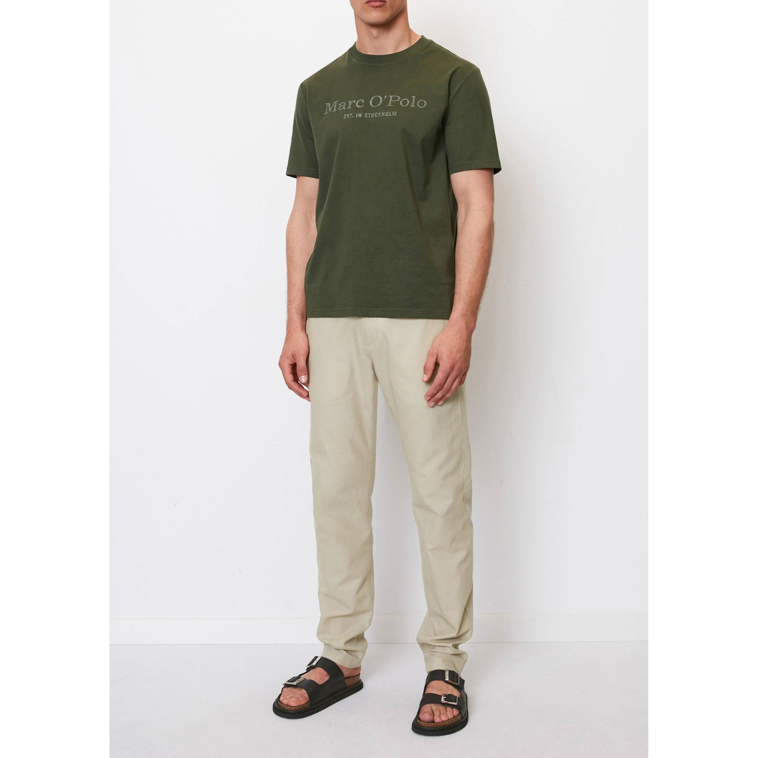 MARC O'POLO Marškinėliai vyrams, Žalia 2