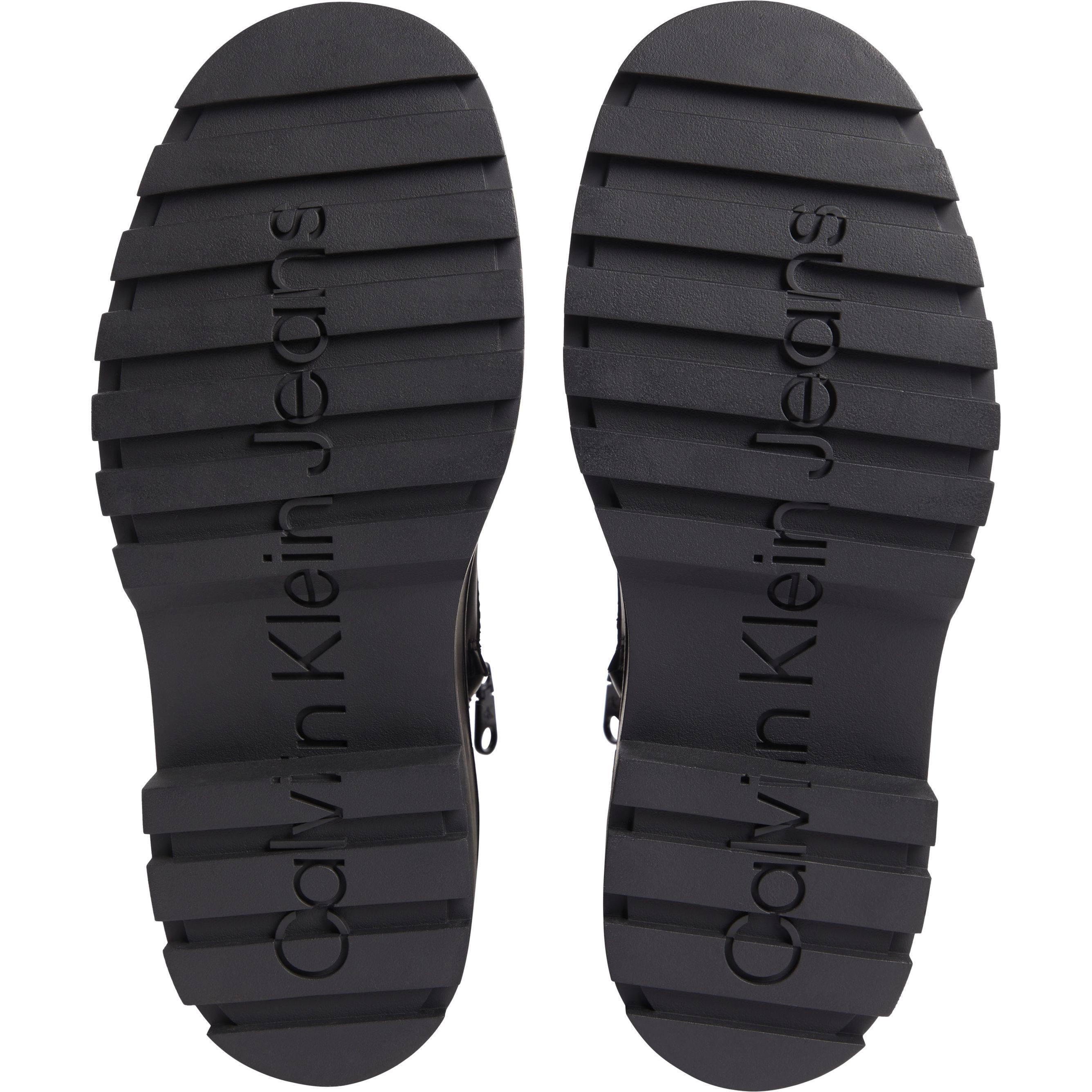 CALVIN KLEIN JEANS Aulinukai moterims, Juoda, Flatform high lace up booties 5