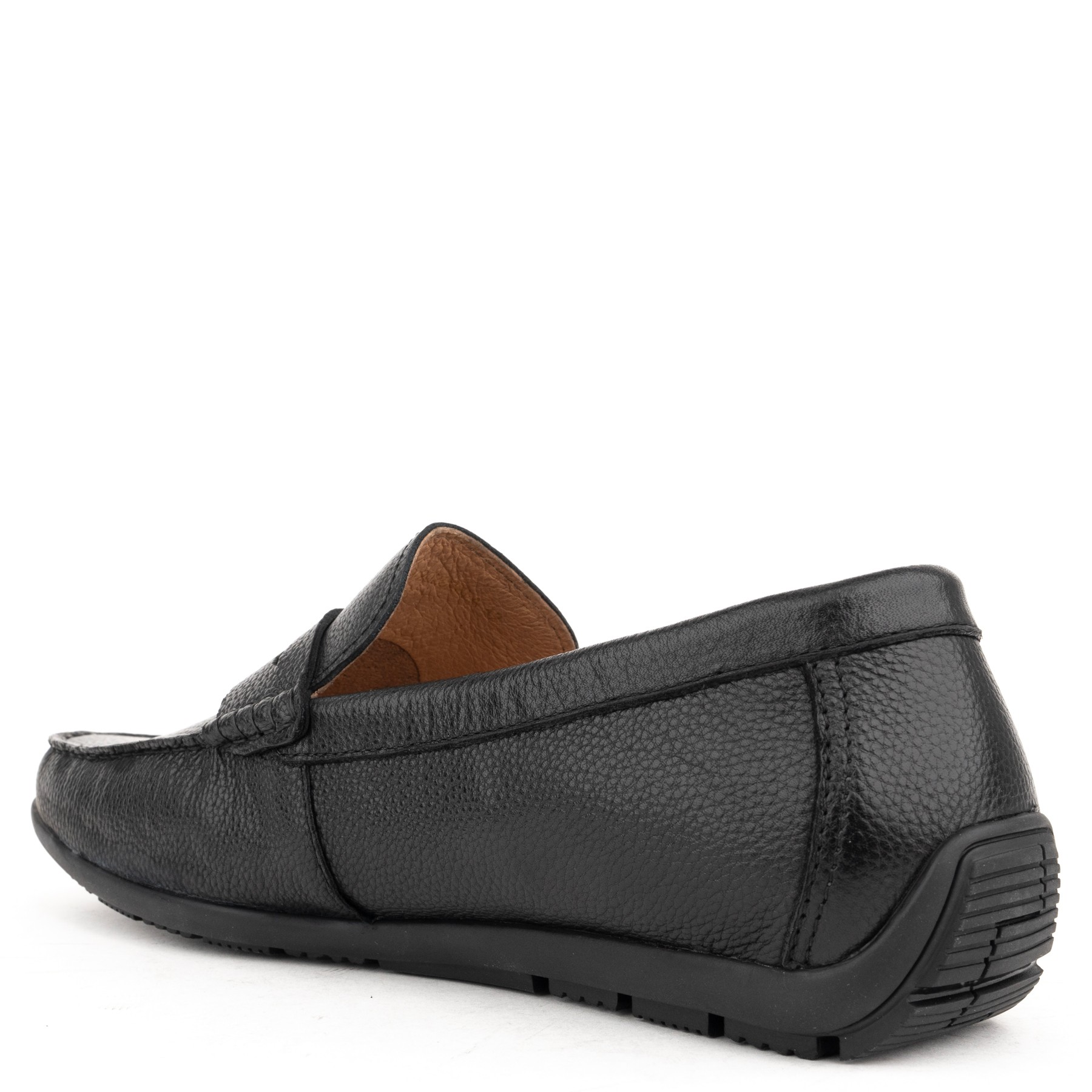 SERGIO MORETTI Mokasinai vyrams, Juoda, Mocasins 3