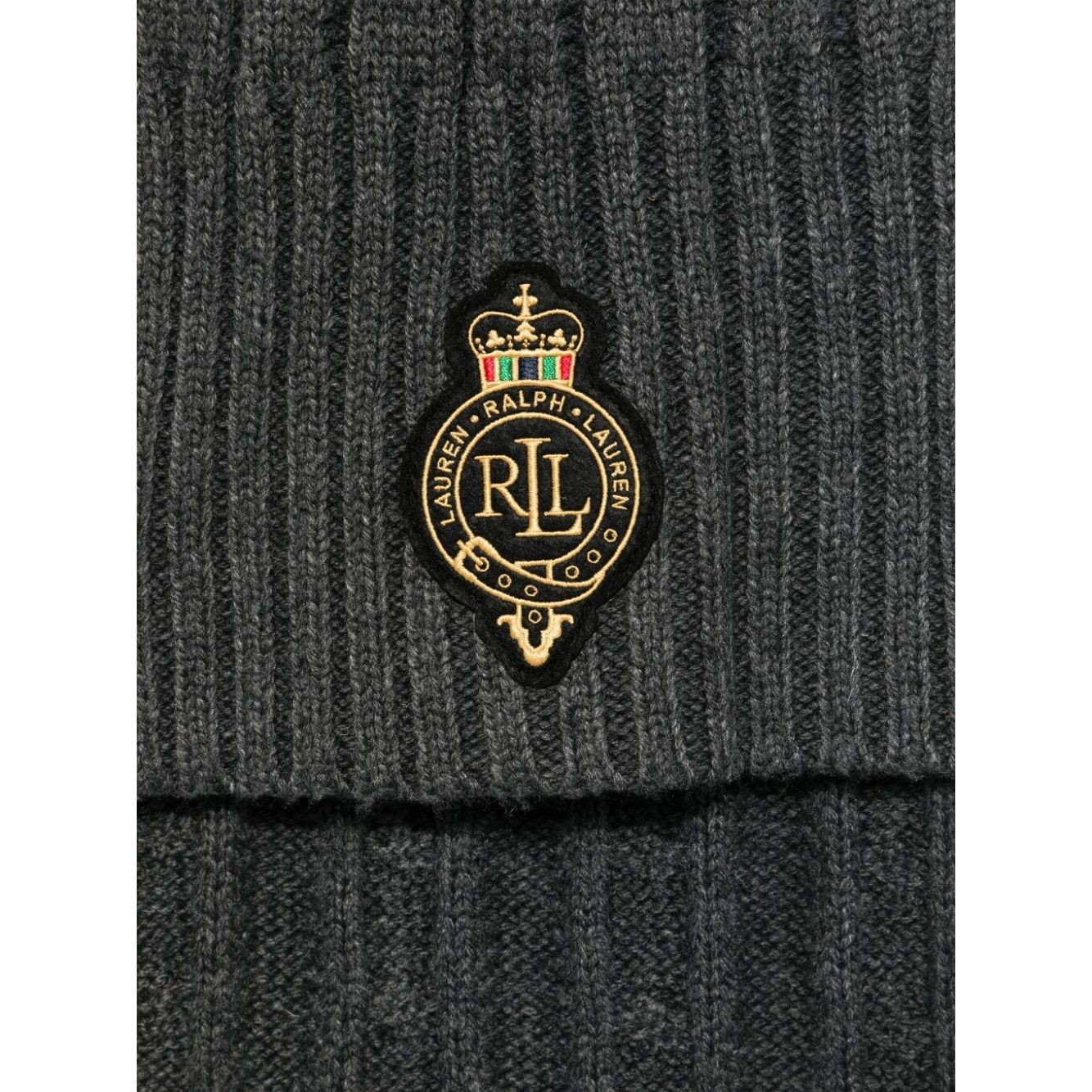 LAUREN RALPH LAUREN Šalikas moterims, Pilka, Cbl crst ptc scarf 2