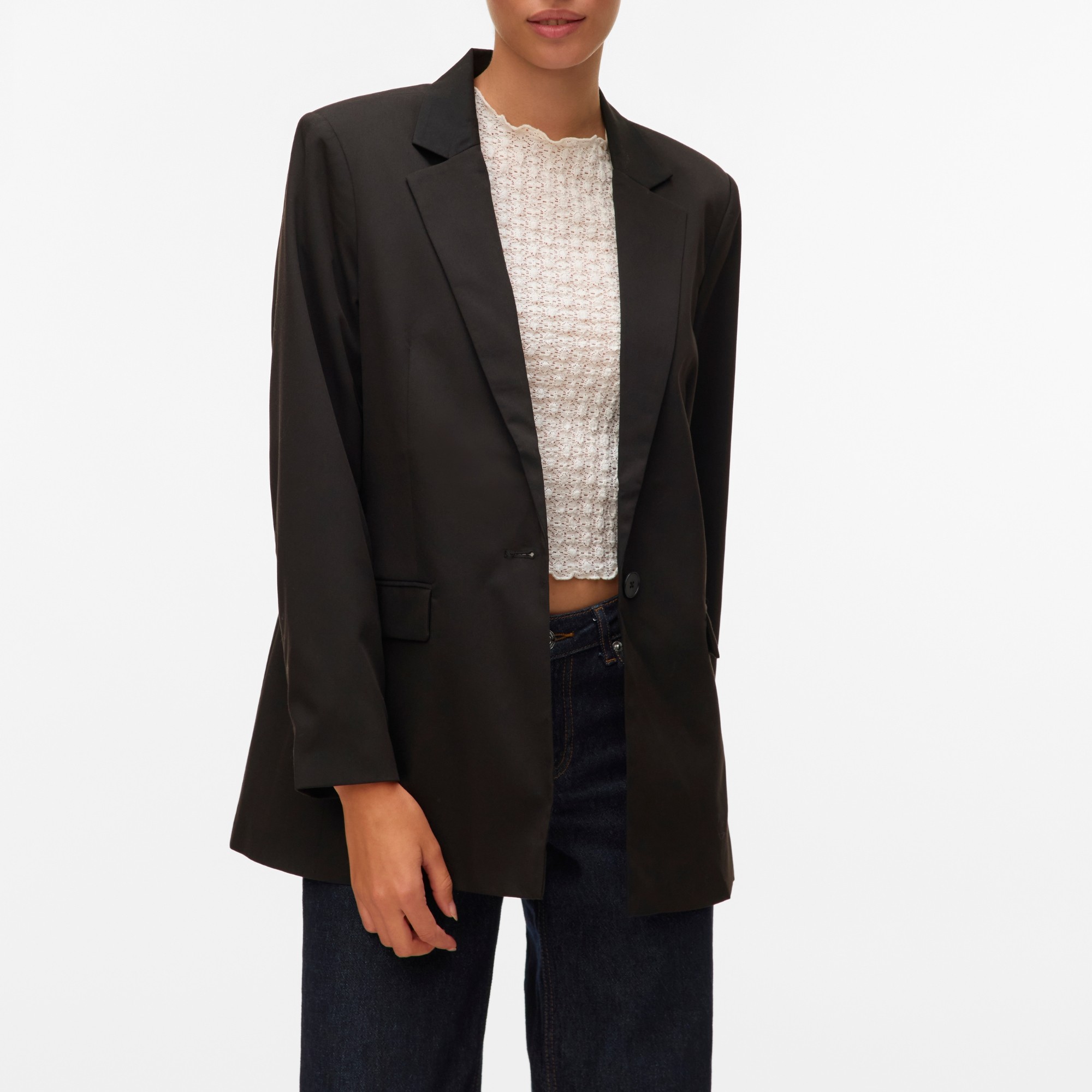 VERO MODA Švarkas moterims, Juoda, Nila blazer 3