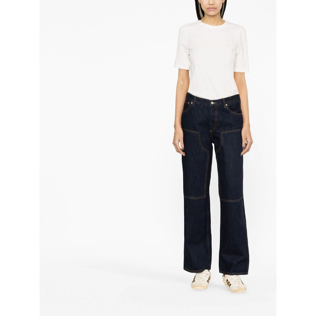 TOMMY HILFIGER Marškinėliai trump. rankovėmis moterims, Balta, Regular ny c-neck tee 2