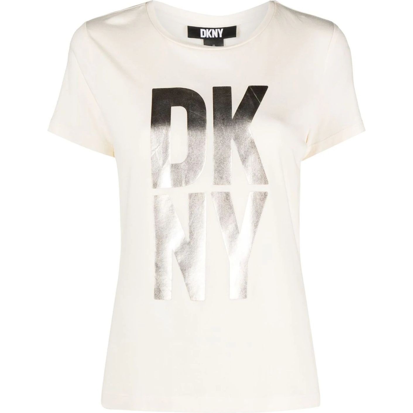 DKNY Marškinėliai trump. rankovėmis moterims, Kūno, S/s stack logo tee 1
