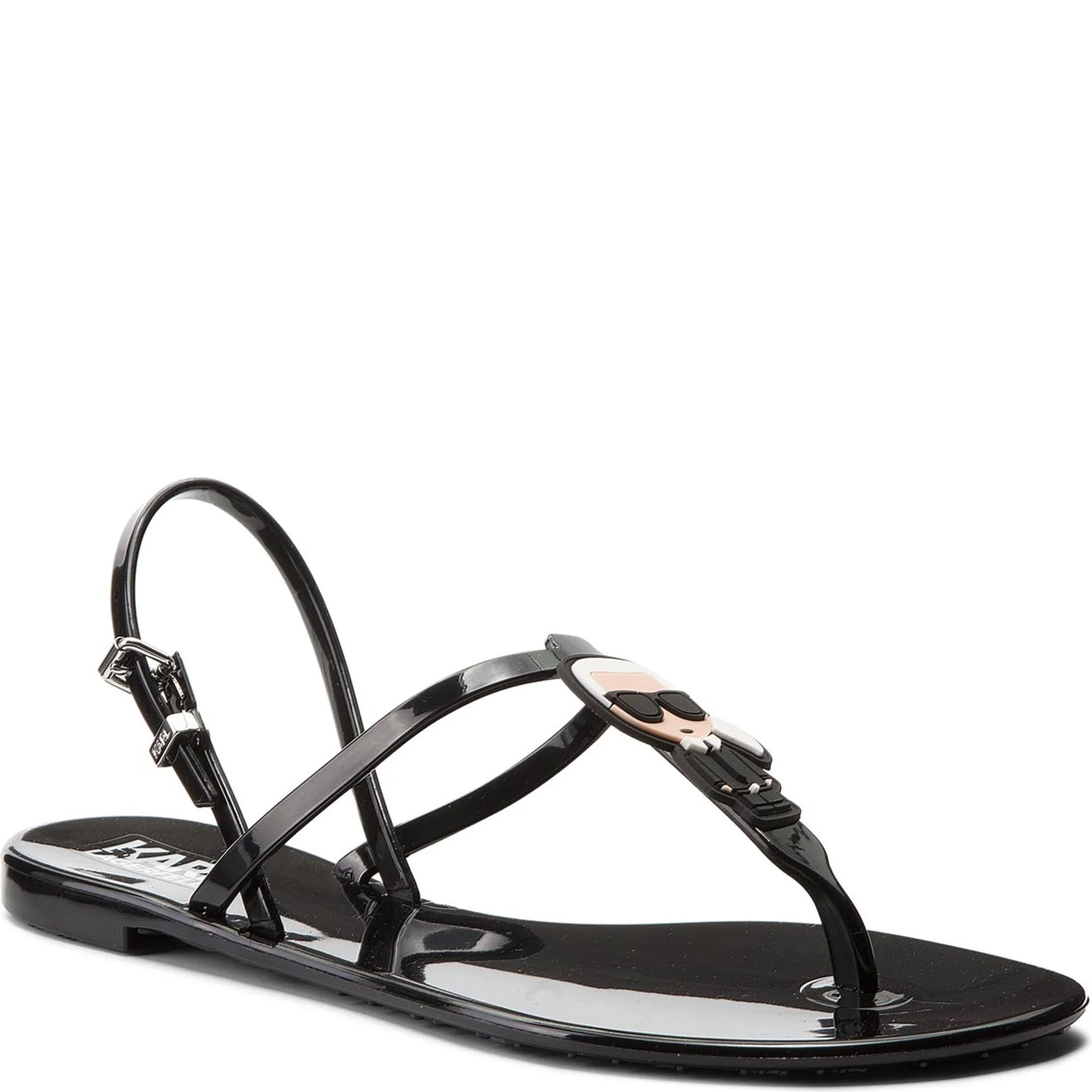 KARL LAGERFELD Basutės moterims, Juoda, Jelly  sandals 1