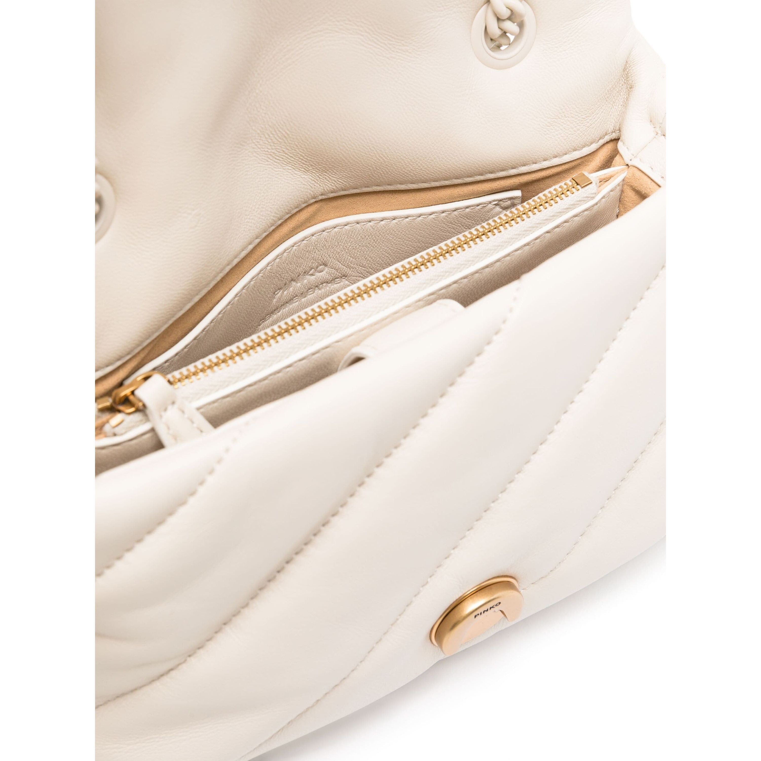 PINKO Rankinė per petį moterims, Balta, Love mini shoulder bag 4