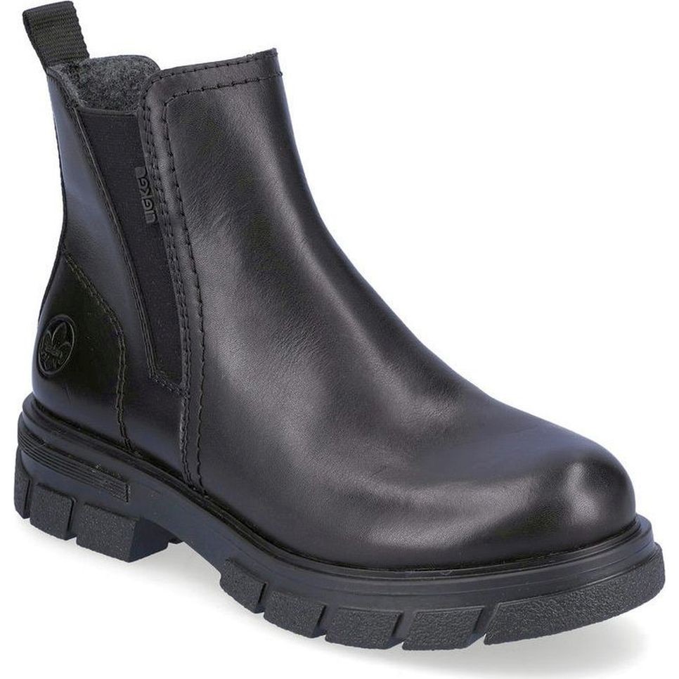 RIEKER Aulinukai moterims, Juoda, BOOTIES 1