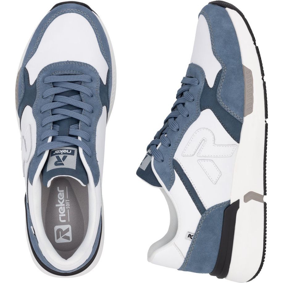 RIEKER Laisvalaikio bateliai vyrams, Balta, Sneakers 8