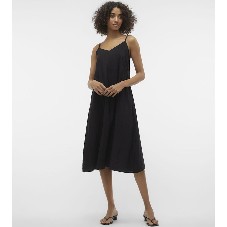 VERO MODA Midi suknelė moterims, Juoda, Vmjosie midi dress 2