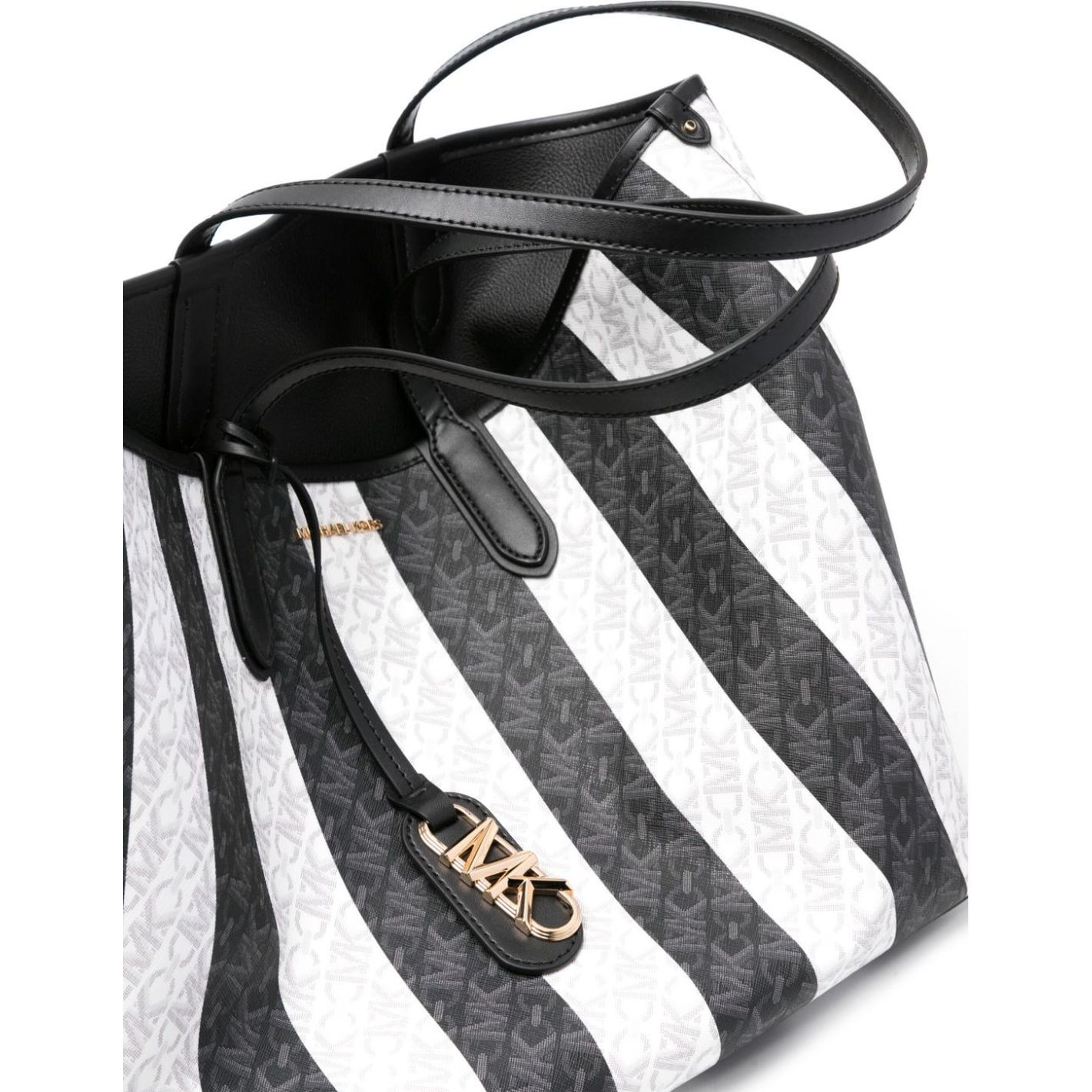 MICHAEL KORS Pirkinių krepšys moterims, Juoda, Large ew reversible tote 3