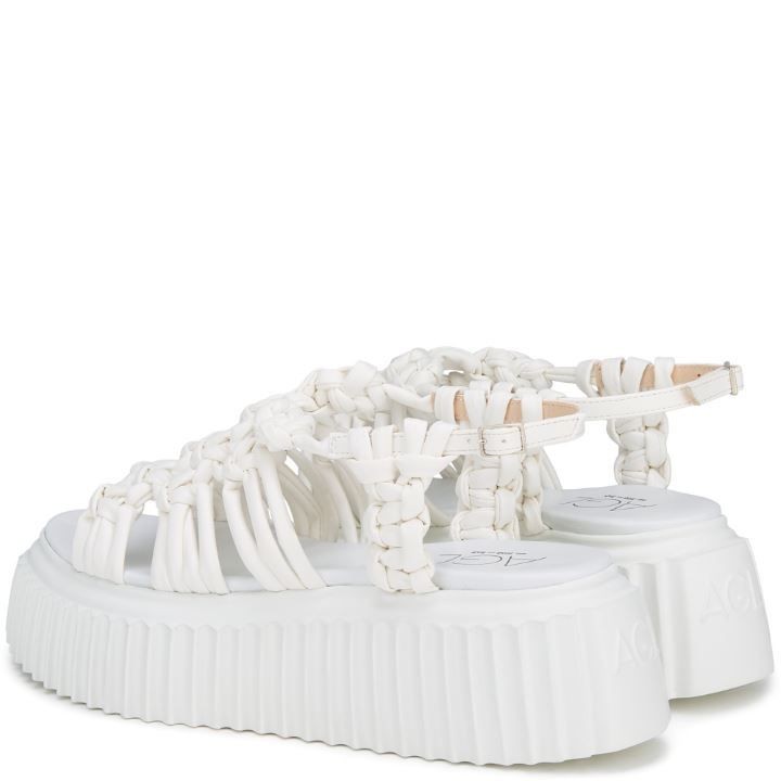 AGL Basutės moterims, Balta, Alice flatform sandals 3
