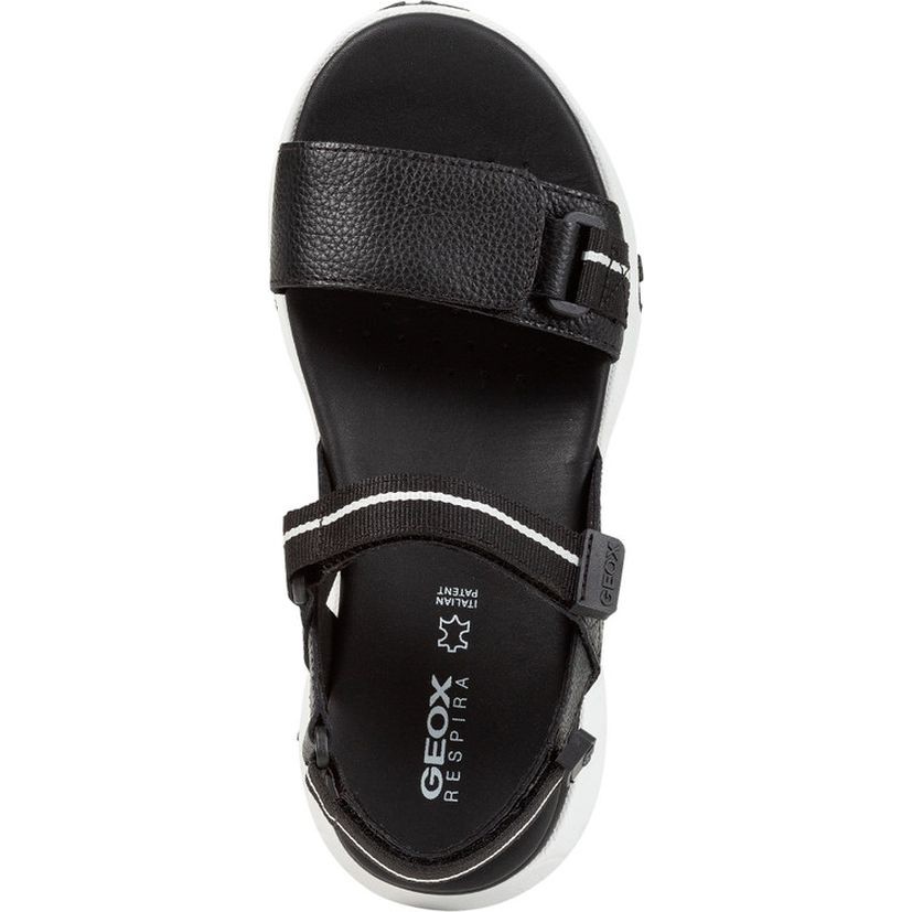 GEOX Basutės moterims, Juoda, Sorapis grip sandals 5
