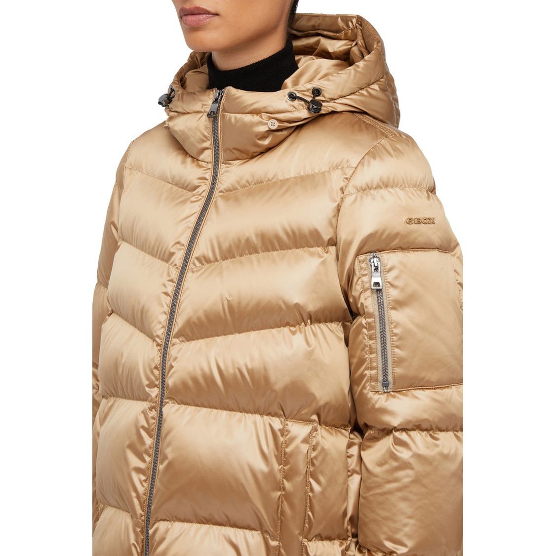 GEOX Striukė moterims, Smėlio, Backsie jackets 7