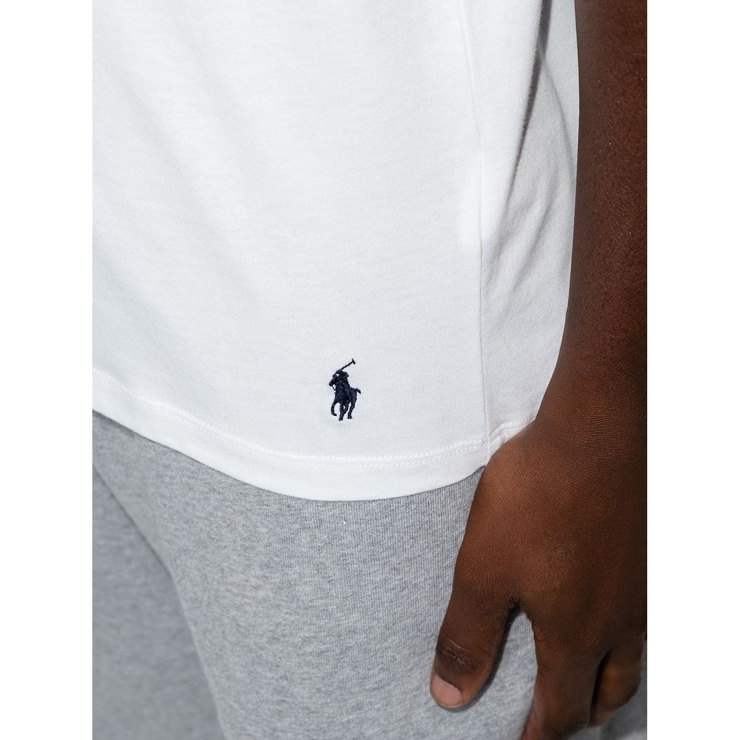 POLO RALPH LAUREN Marškinėliai trump. rankovėmis vyrams, Balta, 3 pack crew neck undershirt 4