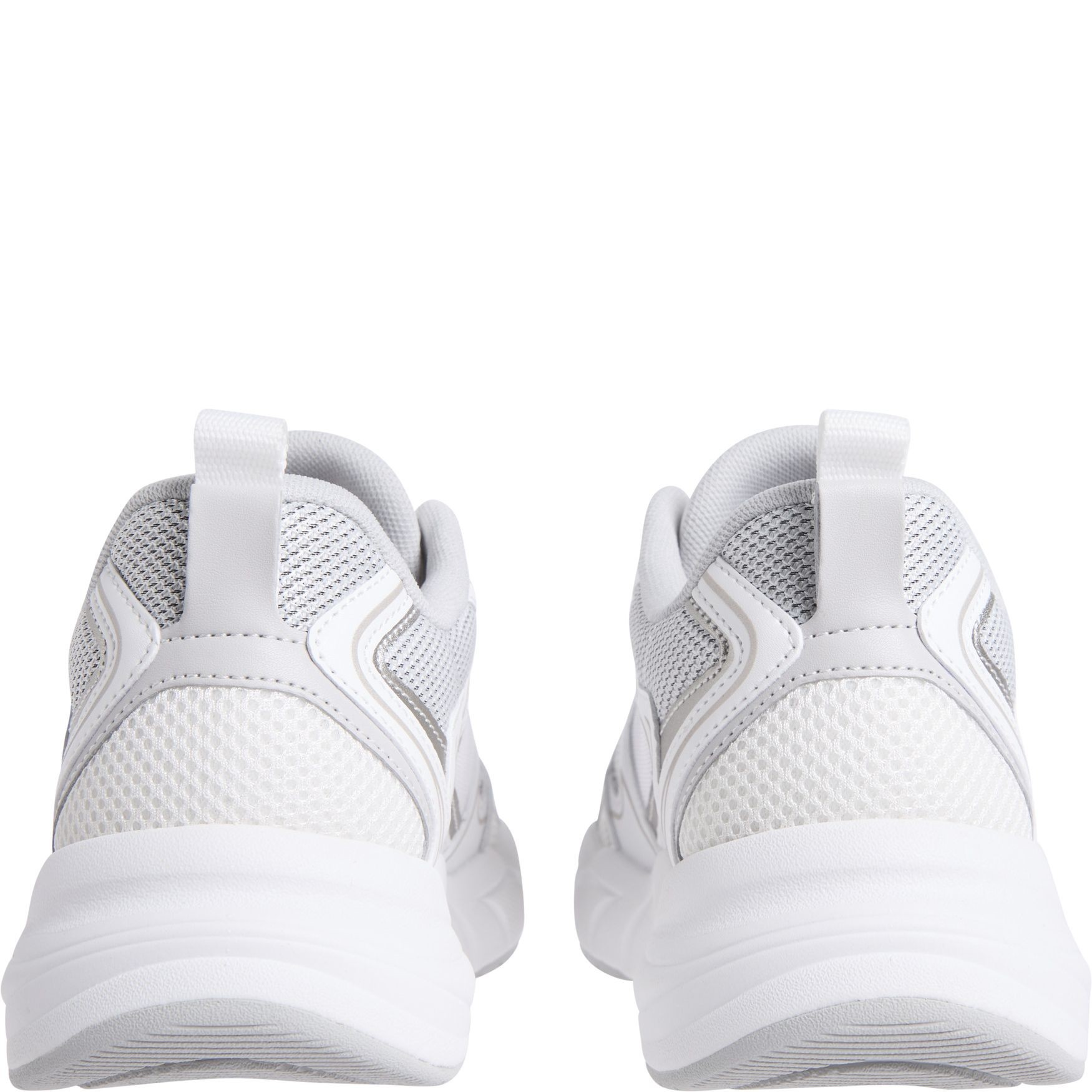 CALVIN KLEIN JEANS Laisvalaikio bateliai moterims, Balta, Retro tennis mesh sneaker 4