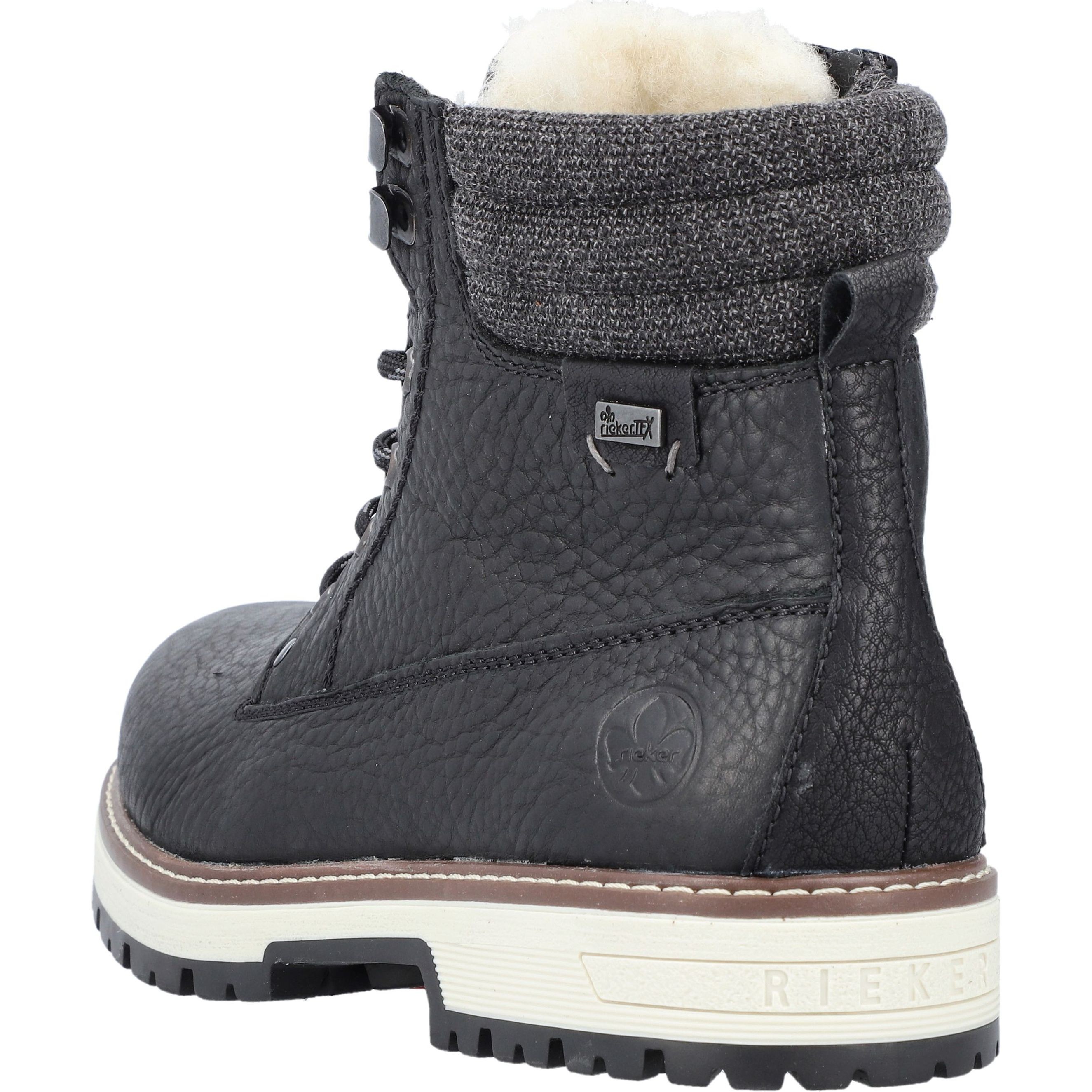 RIEKER Aulinukai vyrams, Juoda, BOOTIES 4