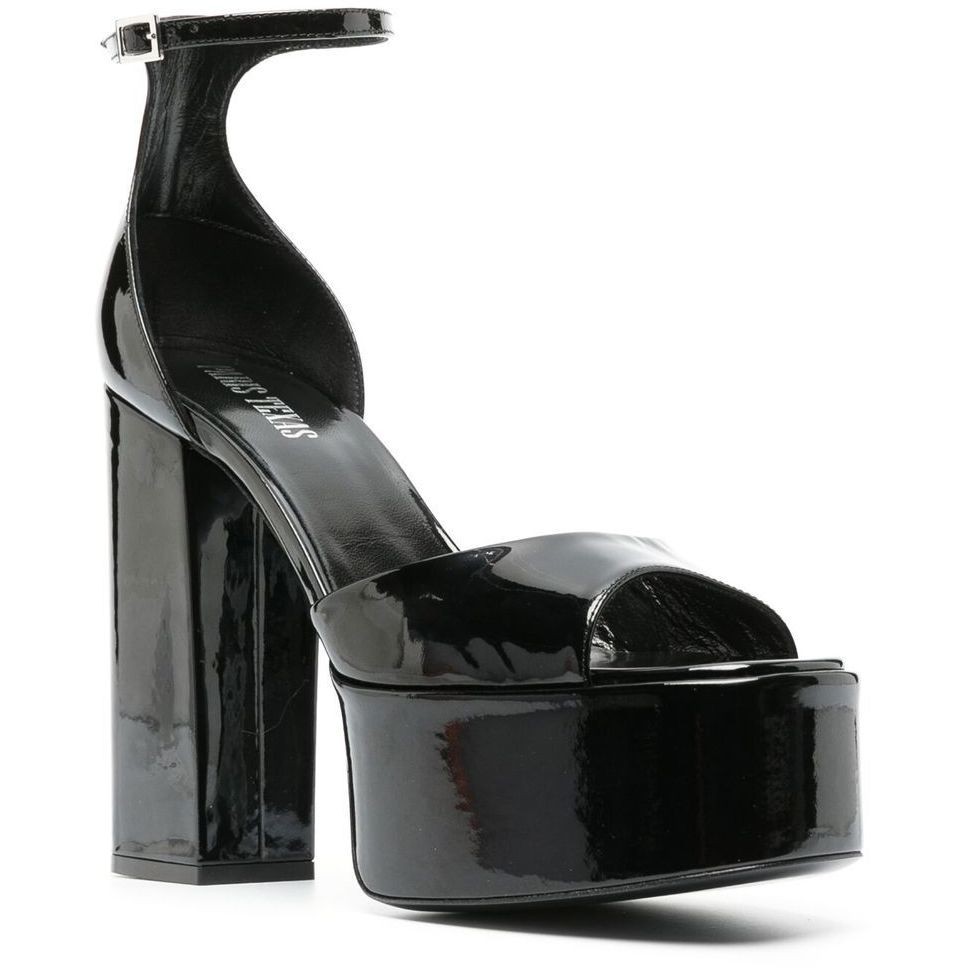 PARIS TEXAS Aukštakulniai moterims, Juoda, Tatiana platform sandal 2