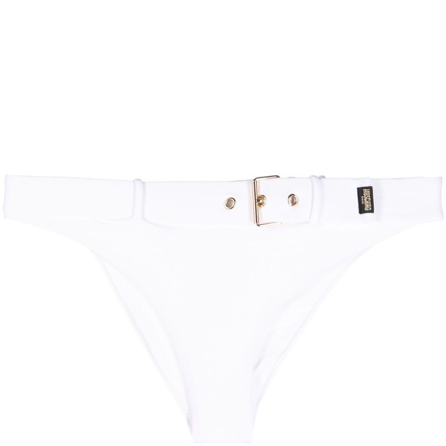 MOSCHINO UNDERWEAR Apatinė kostiumėlio dalis moterims, Balta, Bikini Bottom 1