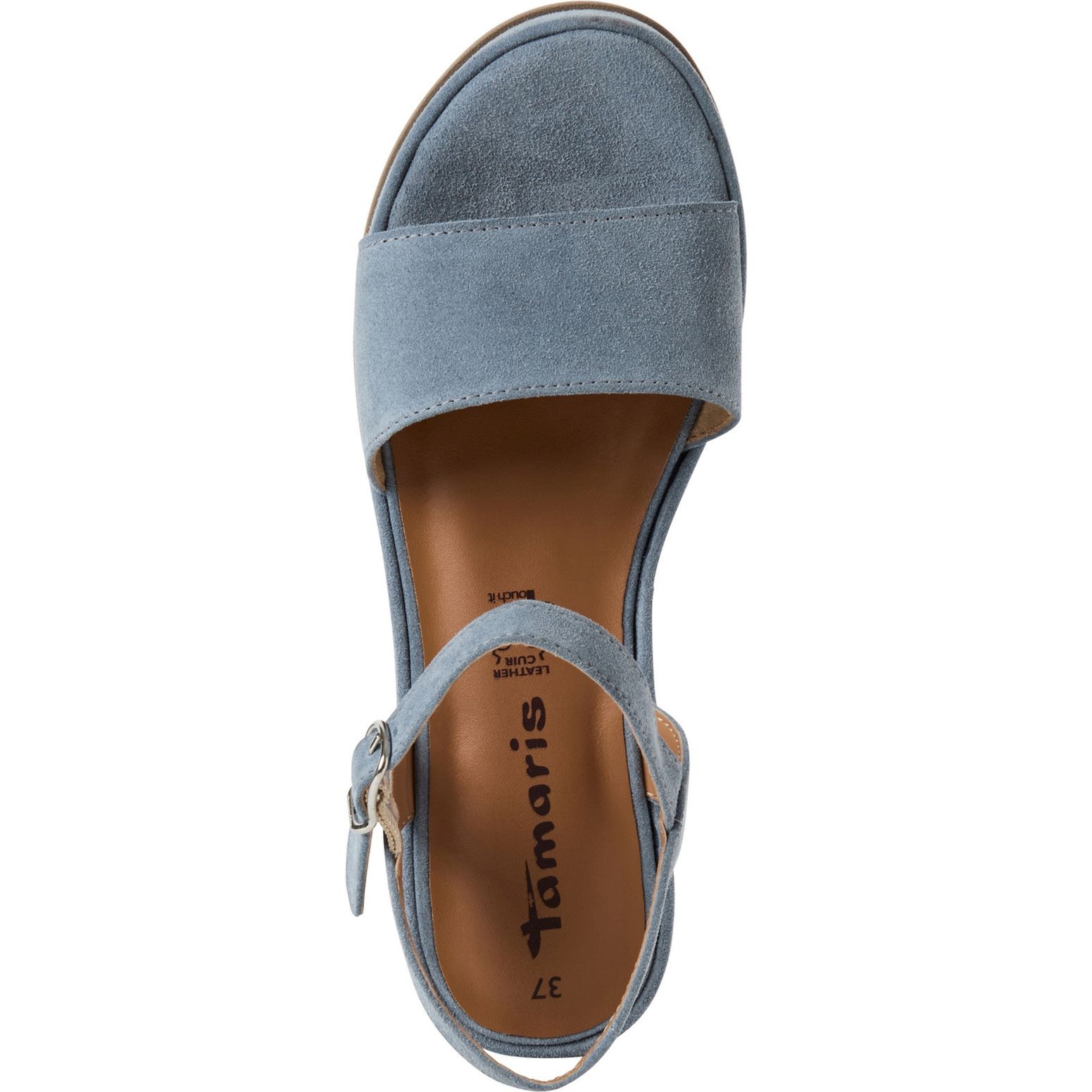 TAMARIS Basutės moterims, Kūno, Wedge/plat sandal 4