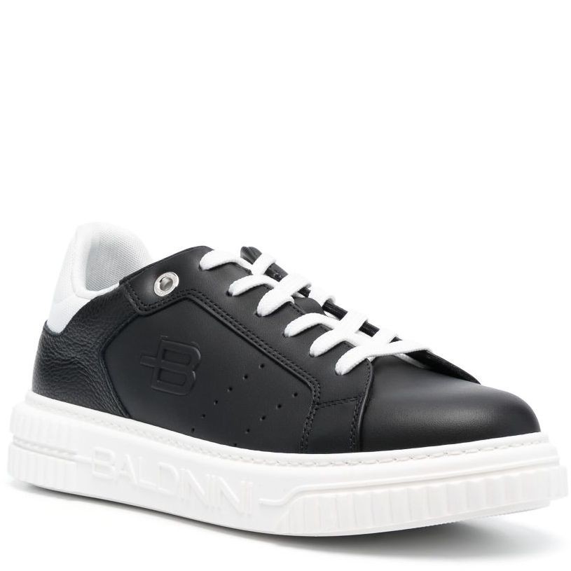 BALDININI Sportiniai bateliai vyrams, Juoda, Low top man sneakers 2