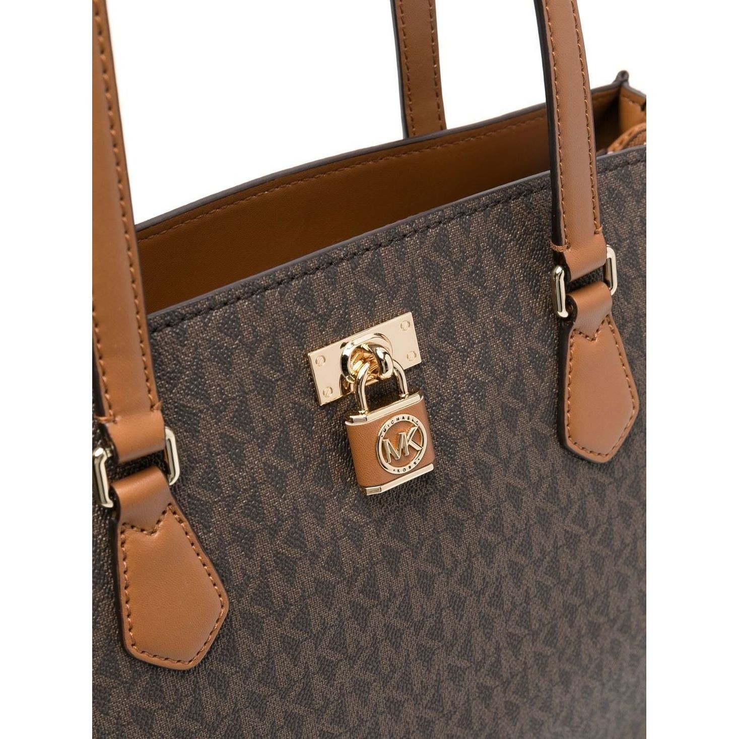 MICHAEL KORS Pirkinių krepšys moterims, Ruda, Large top-zip tote 3