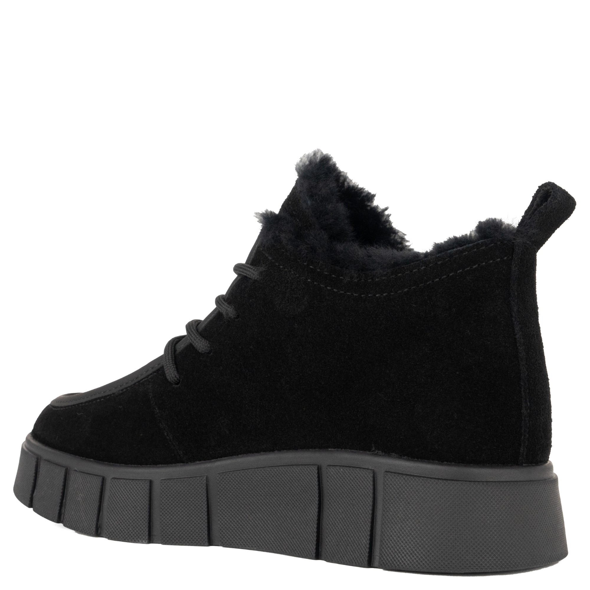 LA CONTE Pašiltinti aulinukai moterims, Juoda, Wm booties, LAC6582-25258BLK 3