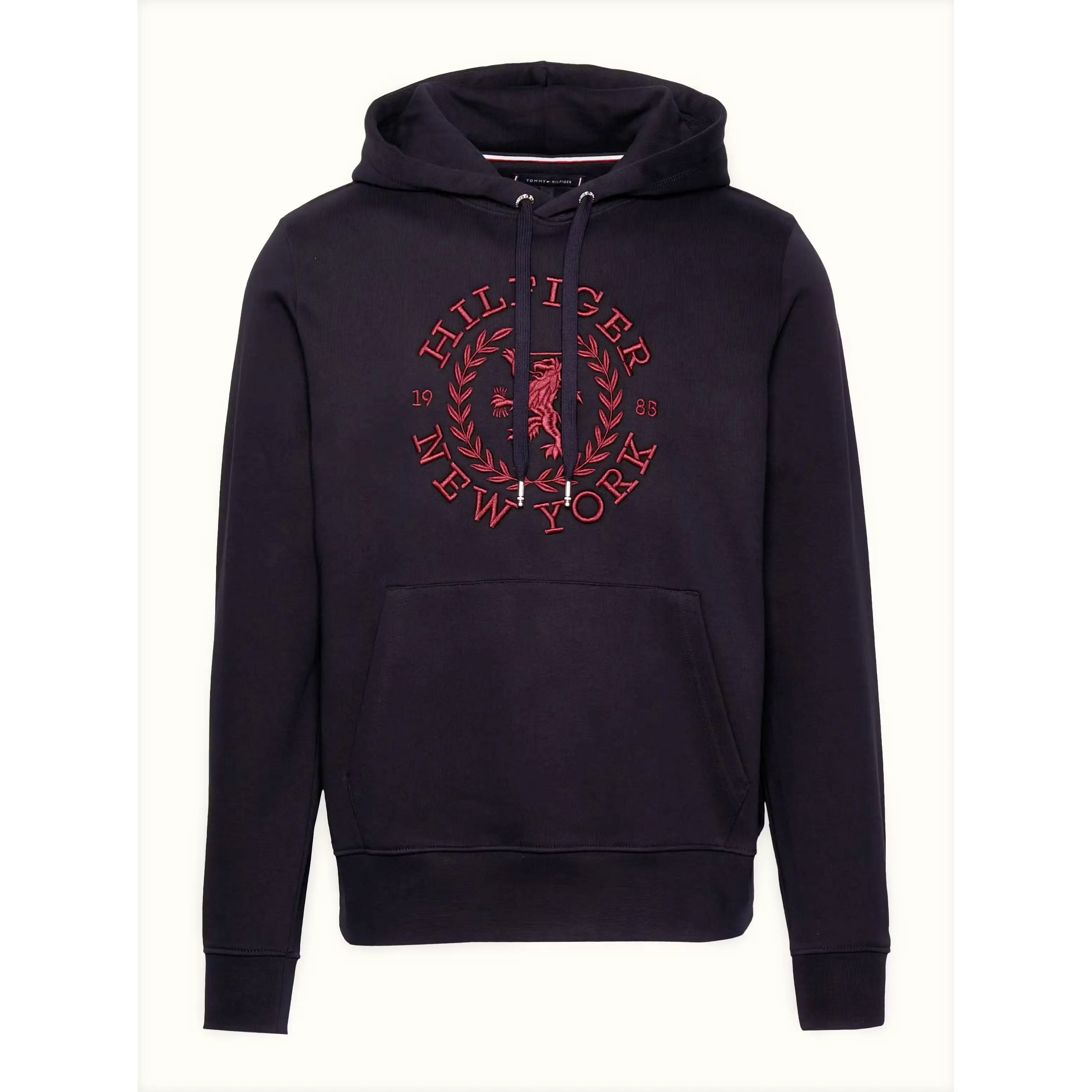 TOMMY HILFIGER Džemperis vyrams, Mėlyna, Big icon crest hoodie 1