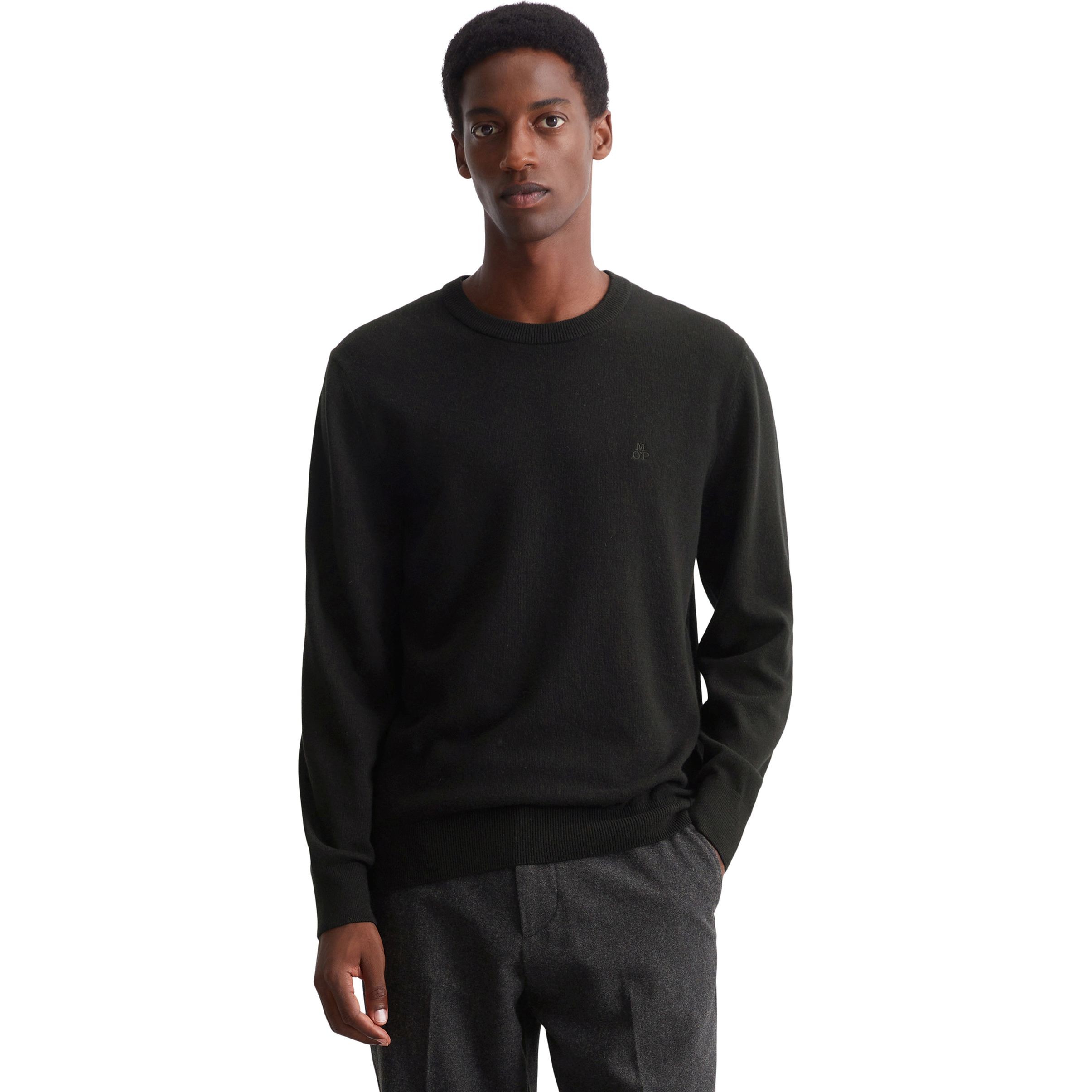 MARC O'POLO Megztinis vyrams, Juoda, Pullover 429514460504 2