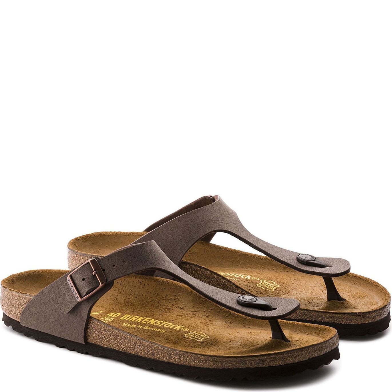 BIRKENSTOCK Šlepetės, Ruda, Gizeh slippers 6