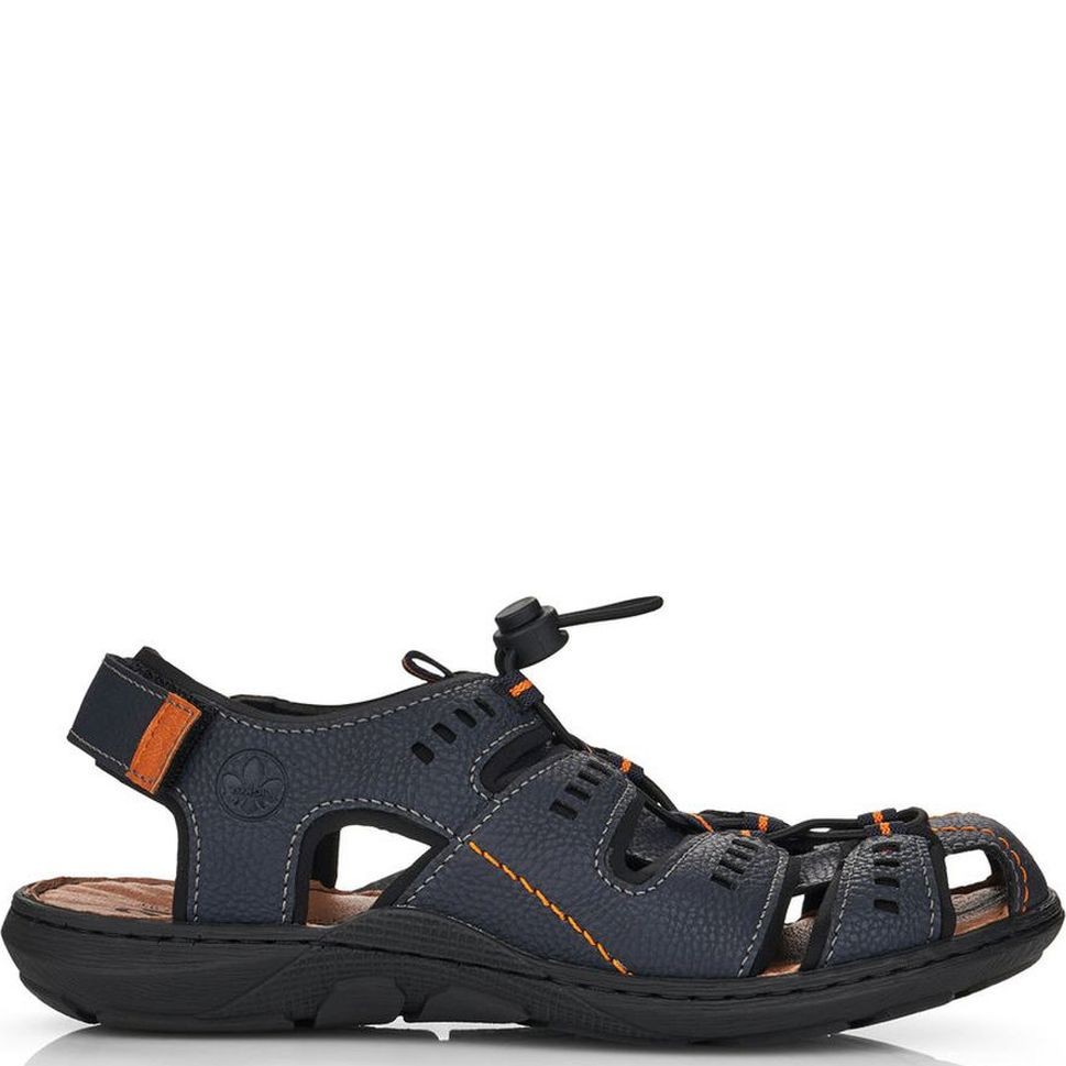 RIEKER Basutės vyrams, Mėlyna, SANDALS 2