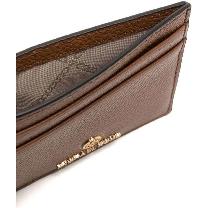 MICHAEL KORS Piniginė moterims, Ruda, SM id chain card holder 3