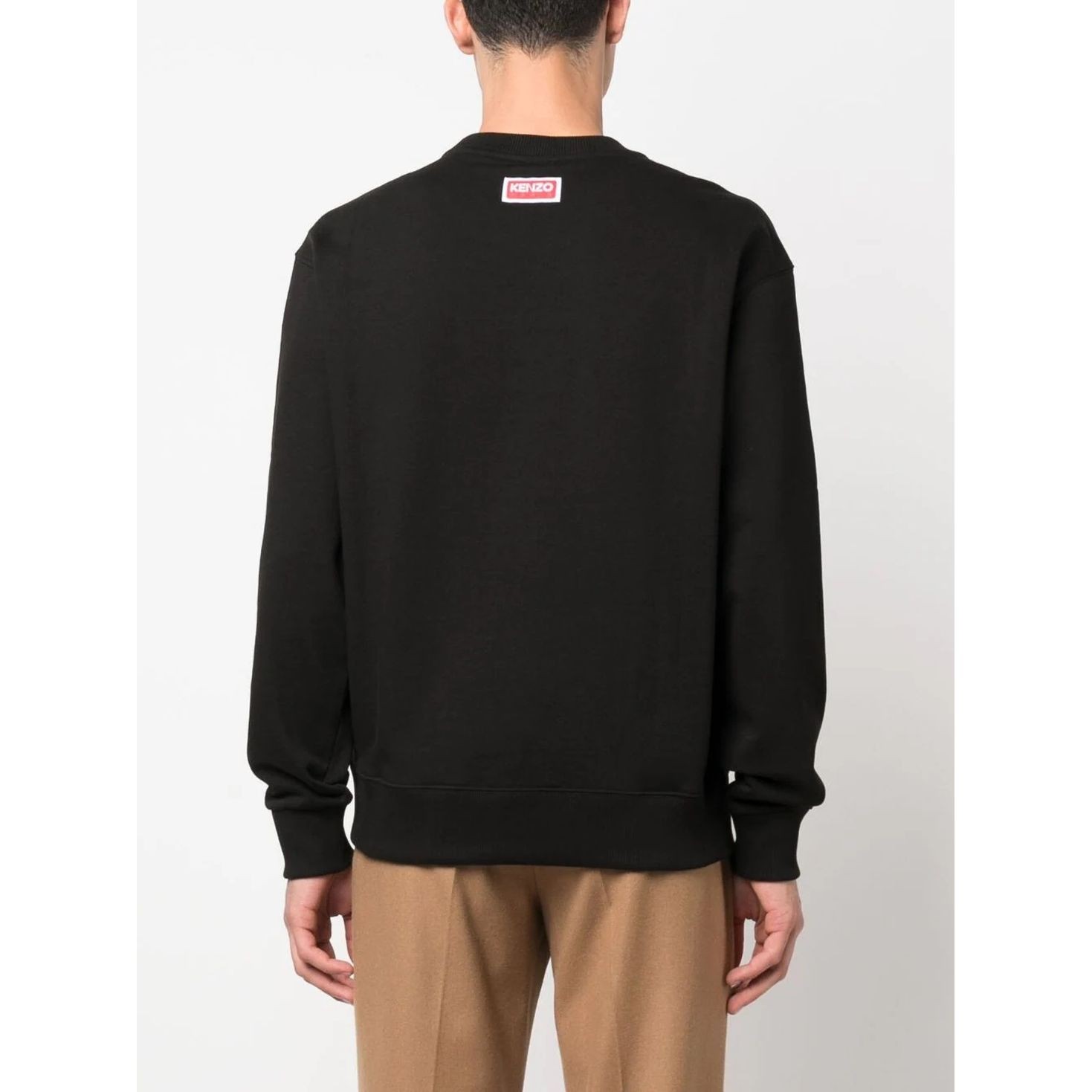 KENZO Sportinis nertinis vyrams, Juoda, Tiger varsity classic sweater 4