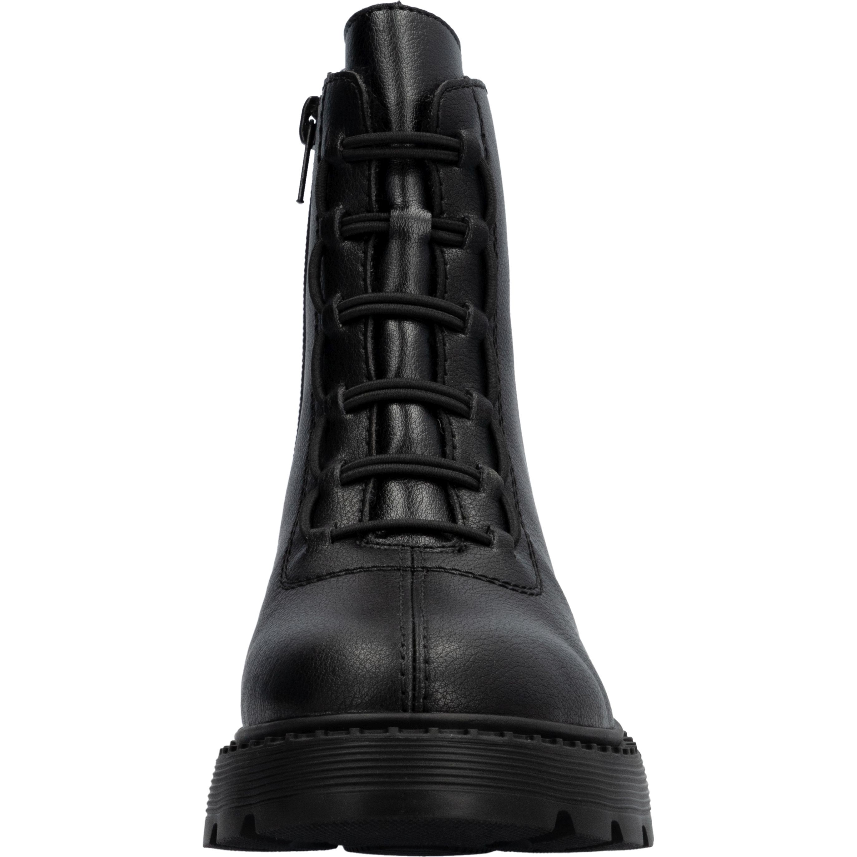 RIEKER Aulinukai moterims, Juoda, Ladies mid height boots 8