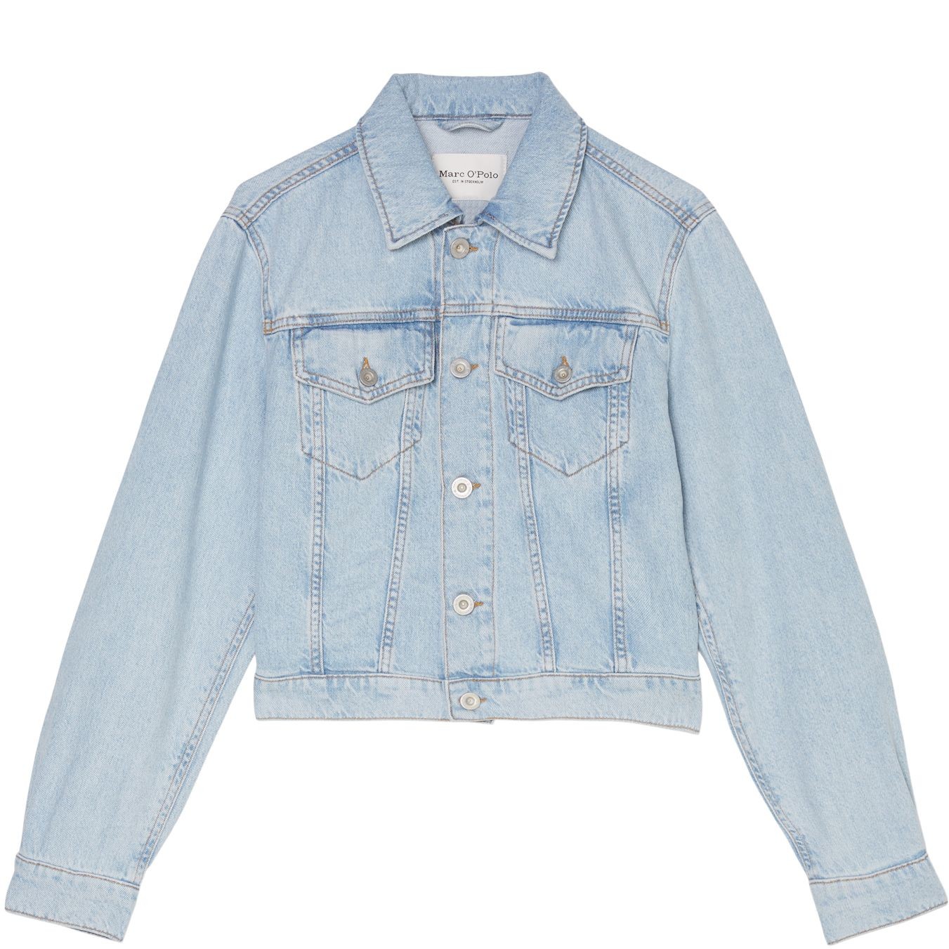 MARC O'POLO Džinsinis švarkas moterims, Mėlyna