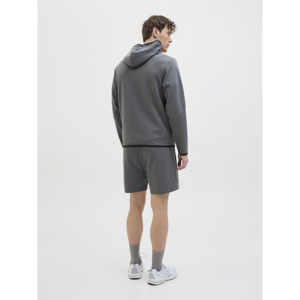 JACK & JONES Šortai vyrams, Pilka, Gordon fusion sweat shorts 4