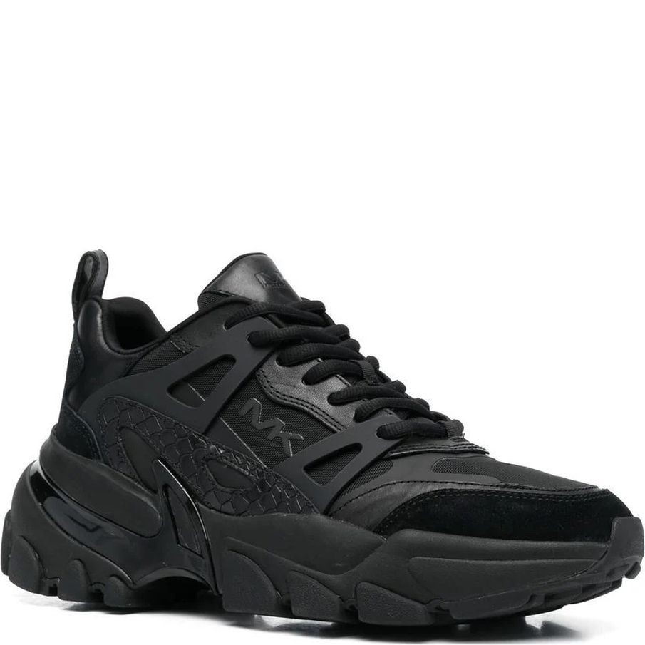 MICHAEL KORS Sportiniai bateliai vyrams, Juoda, Nick trainer 1