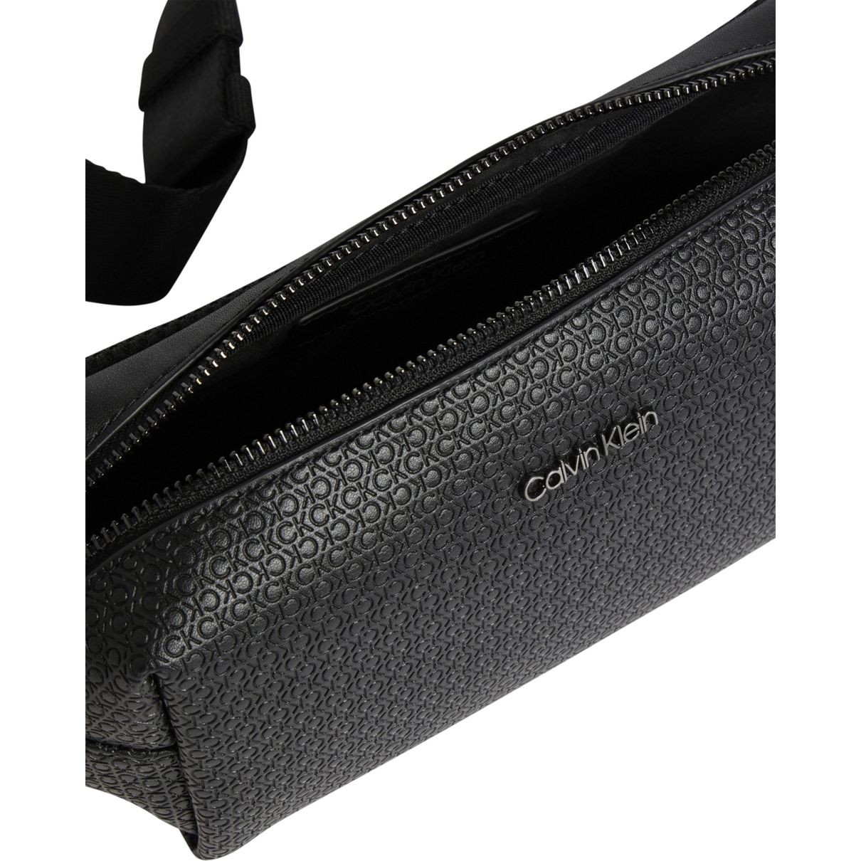 CALVIN KLEIN Rankinė per juosmenį vyrams, Juoda, Minimalism waistbag mono 3