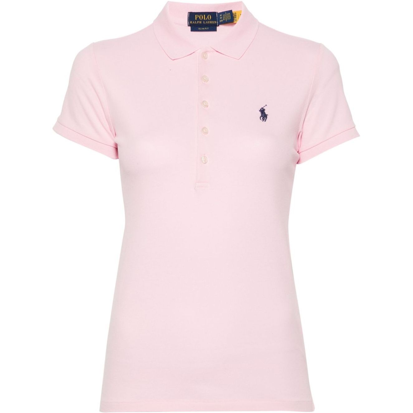 POLO RALPH LAUREN Polo marškiniai trumpos rank. moterims, Rožinė, Julie slim short sleeve polo