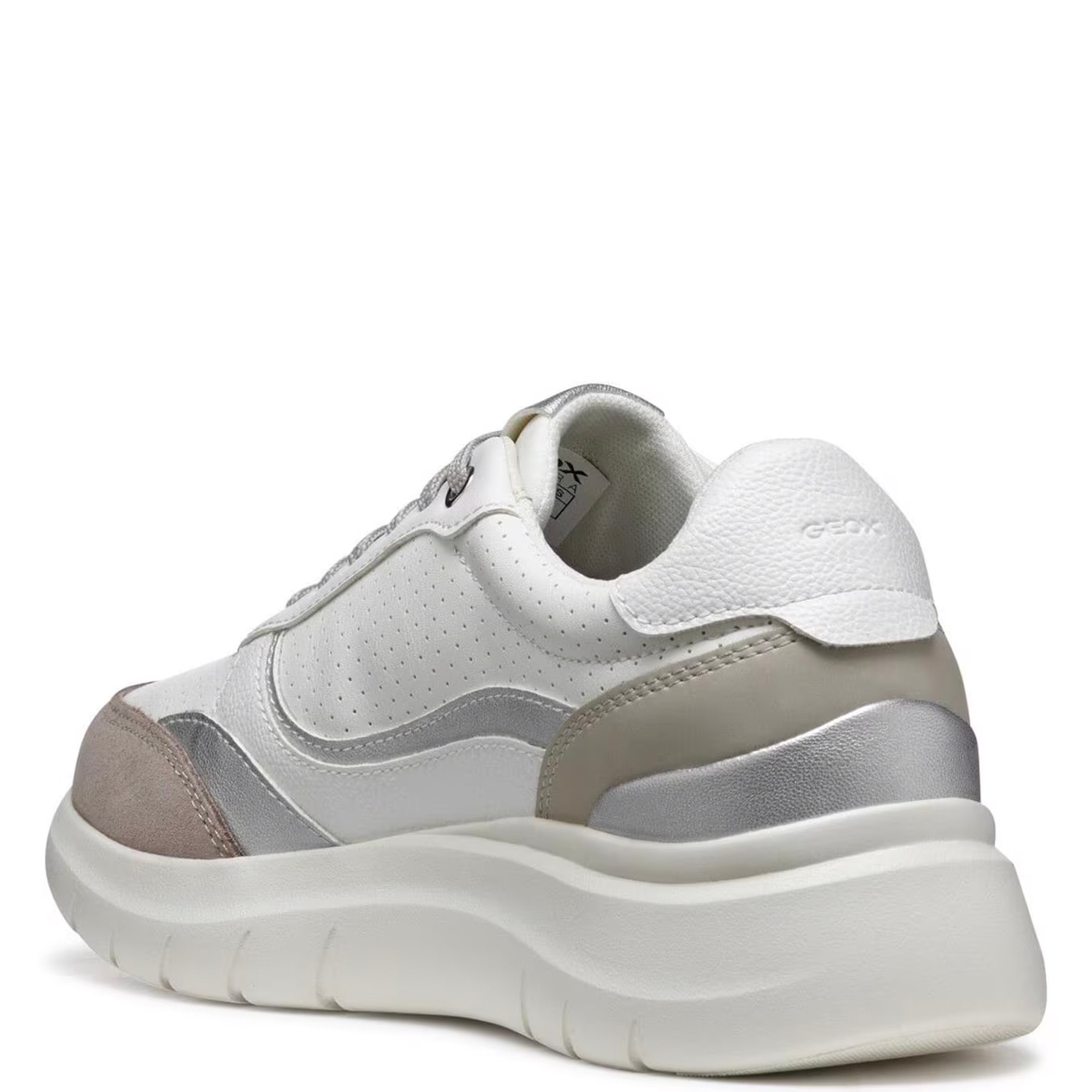 GEOX Laisvalaikio bateliai moterims, Balta, Plummery leisure 3