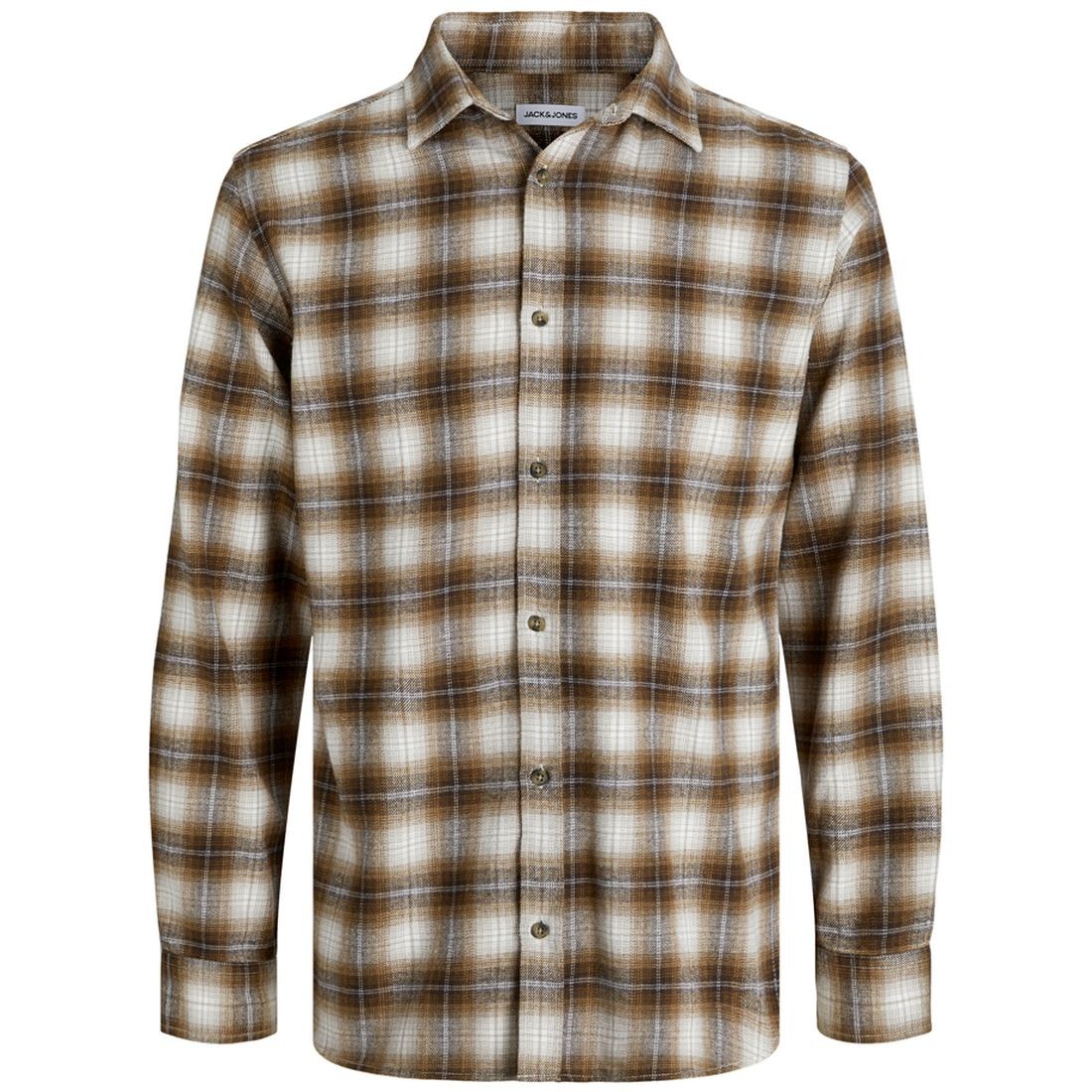 JACK & JONES Marškiniai vyrams, Ruda, Joshua check shirt
