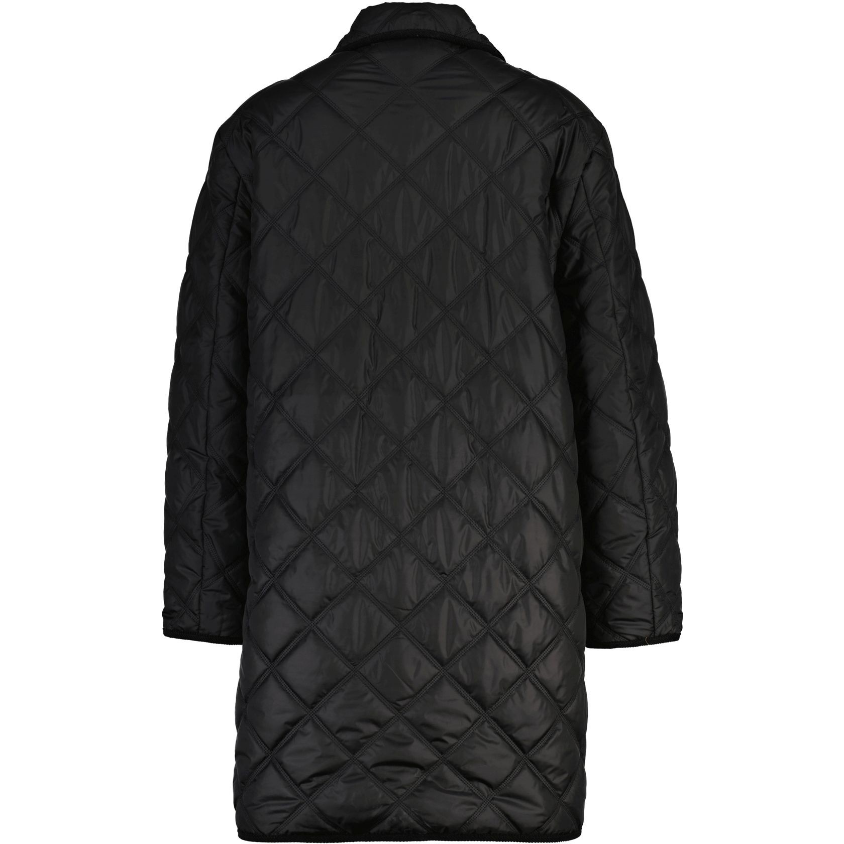 GANT Paltas moterims, Juoda, quilted coat with cord trim 2