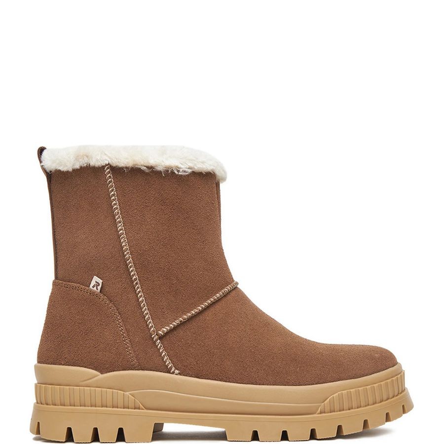 RIEKER Aulinukai moterims, Ruda, Booties 2
