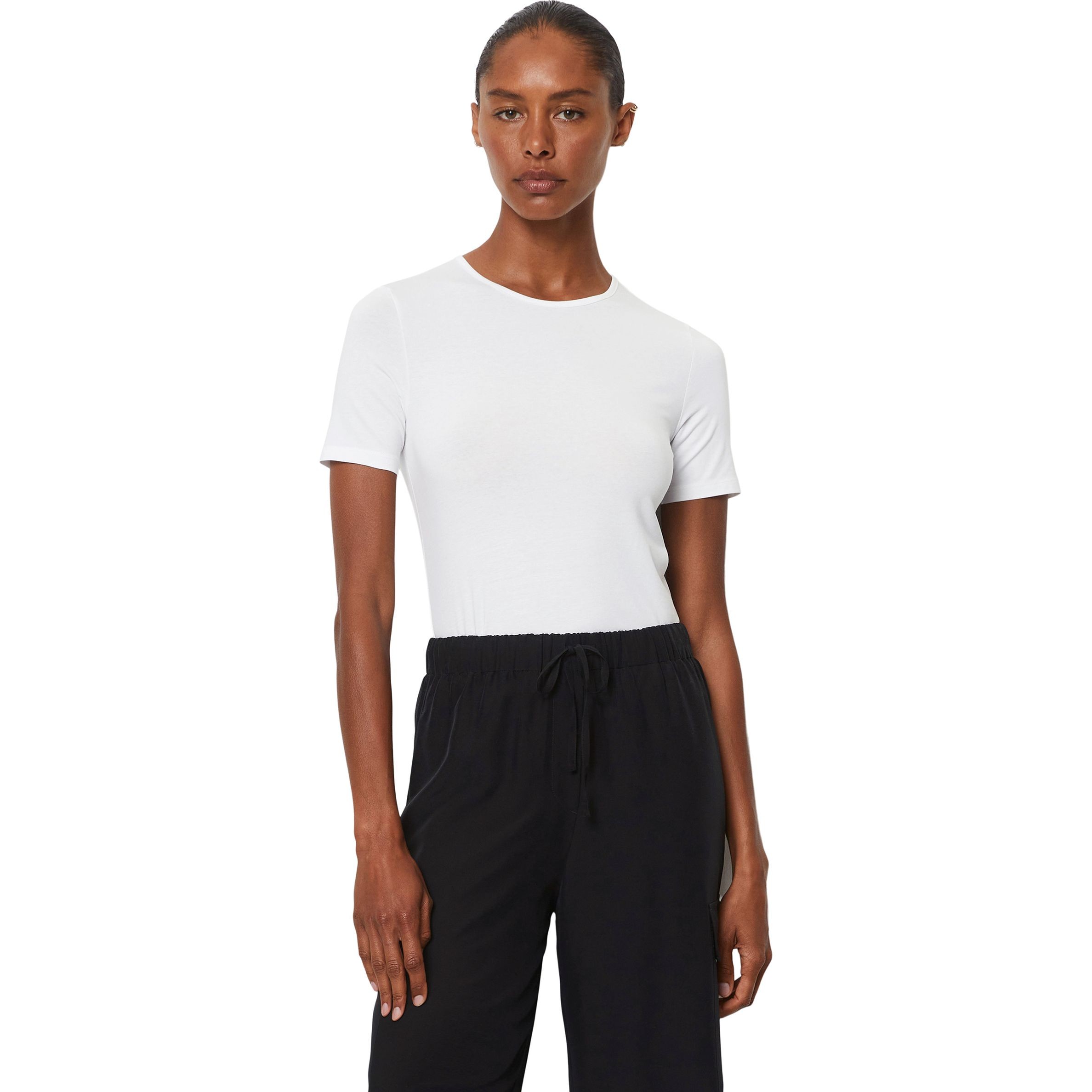 MARC O'POLO Marškinėliai moterims, Balta 2